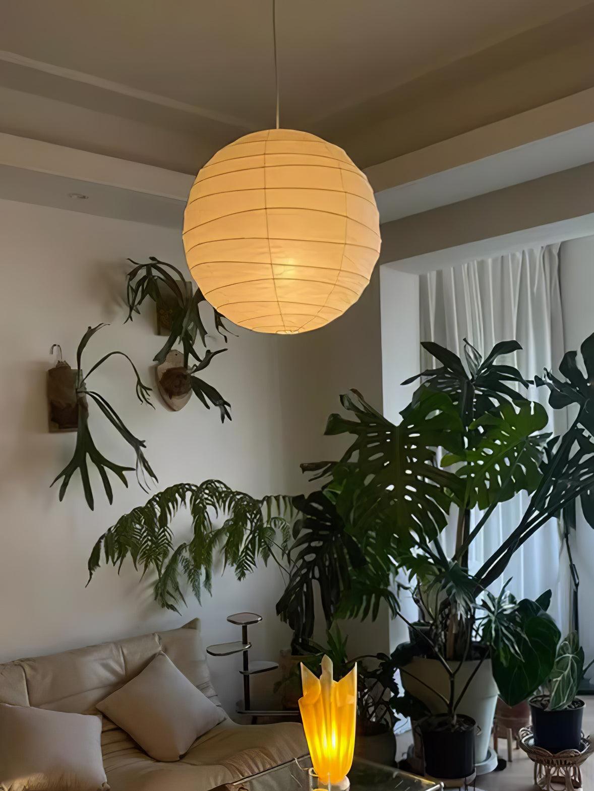 Arlo Paper Vintage Pendant Lamp-Neutral Decor
