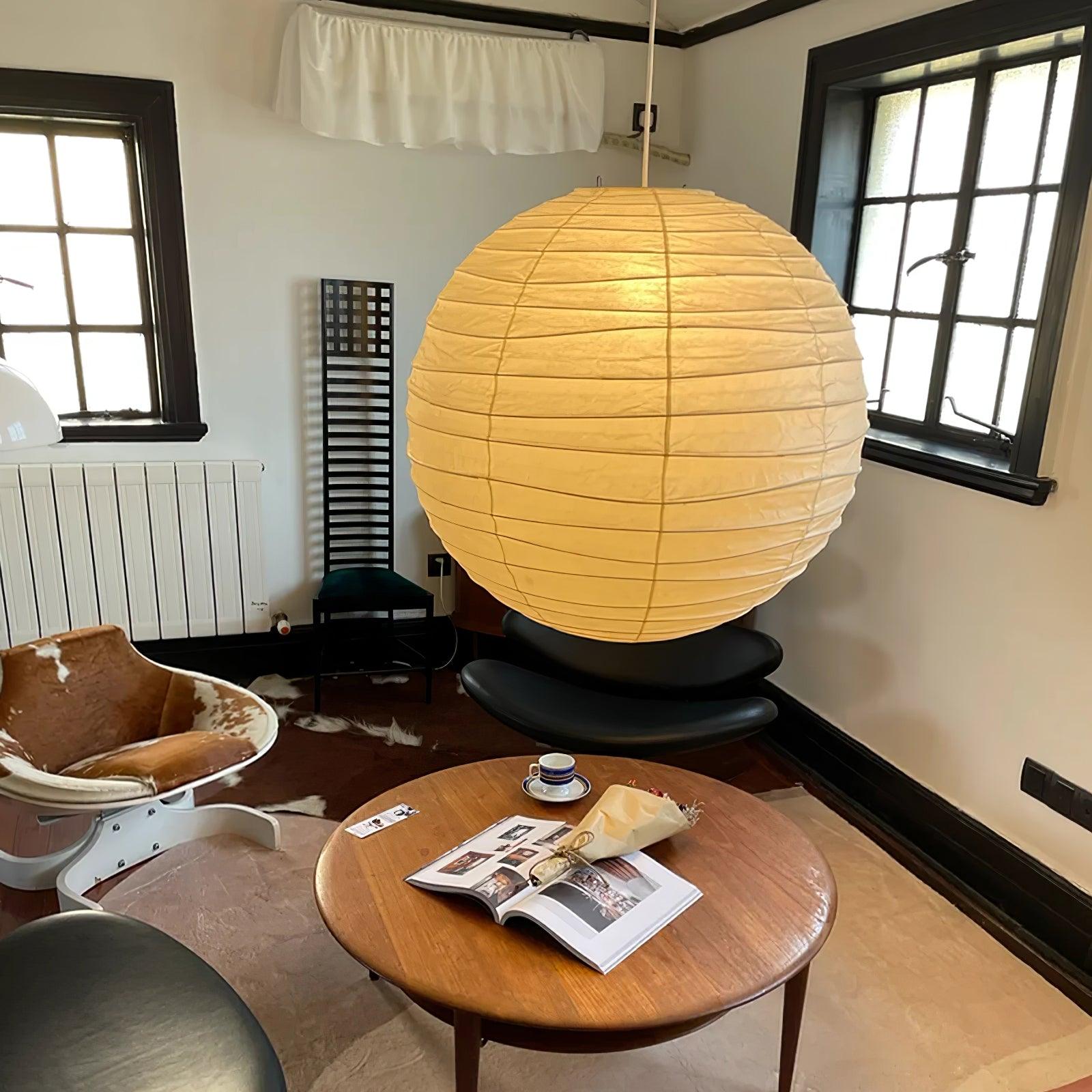 Arlo Paper Vintage Pendant Lamp-Neutral Decor