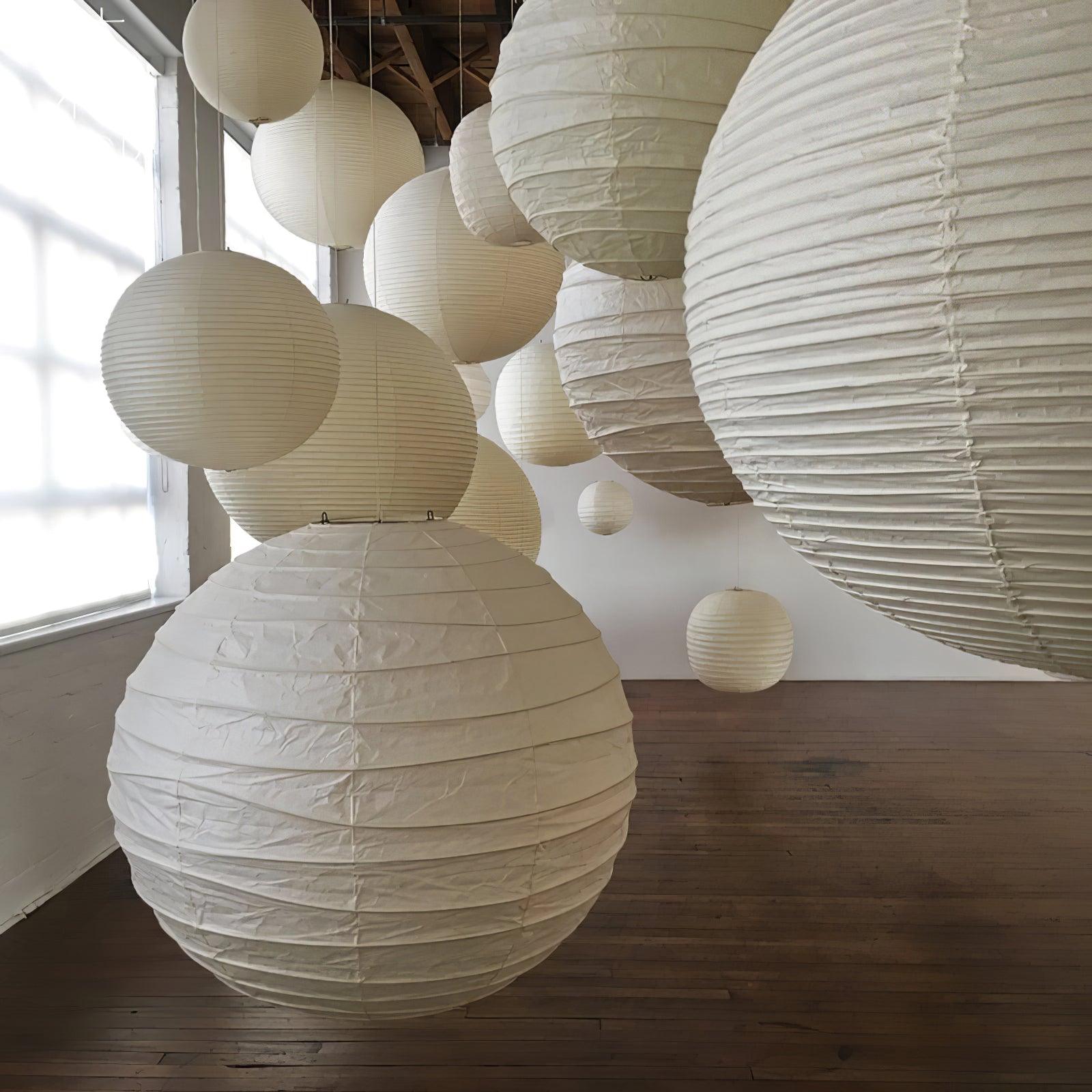 Arlo Paper Vintage Pendant Lamp-Neutral Decor