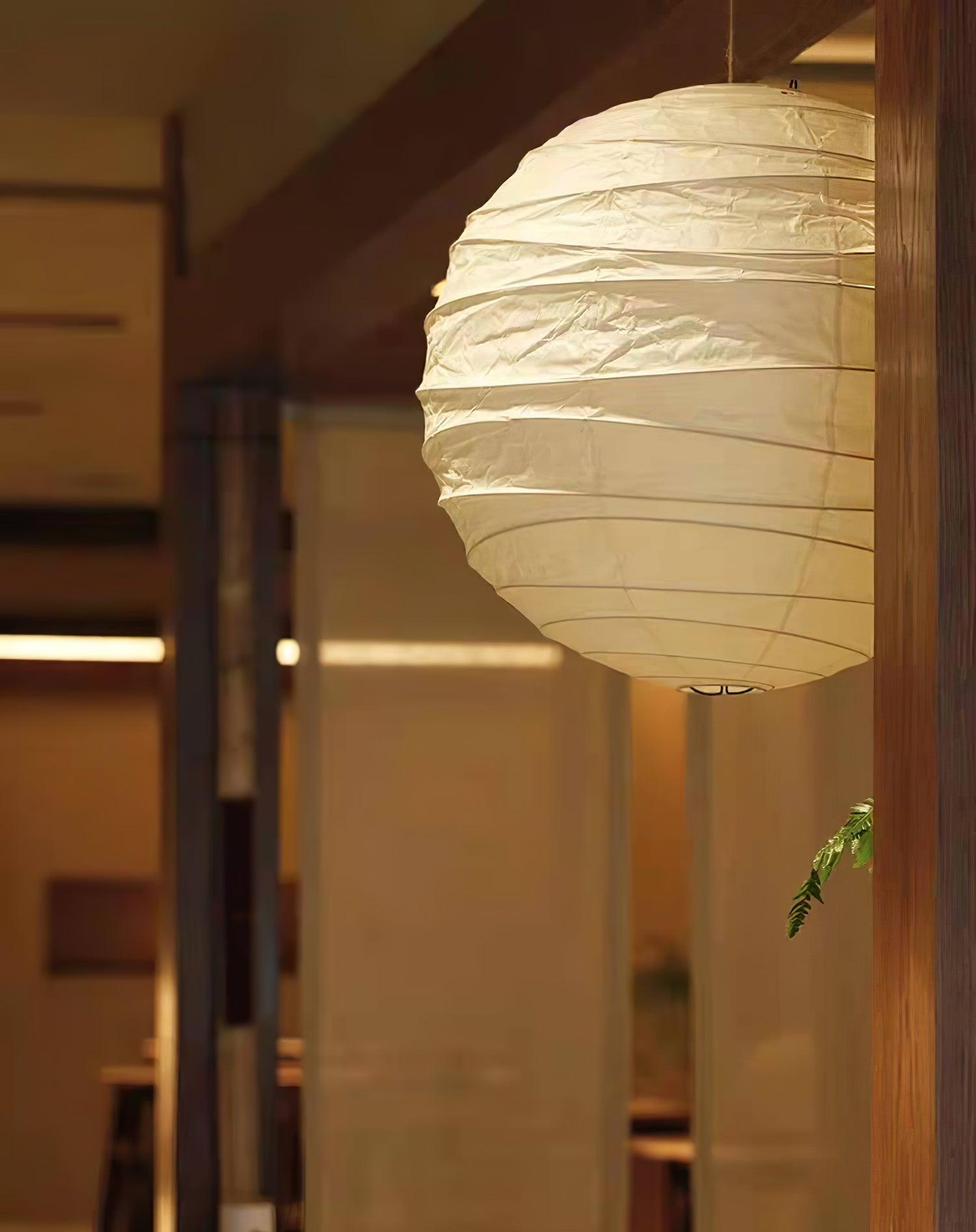 Arlo Paper Vintage Pendant Lamp-Neutral Decor