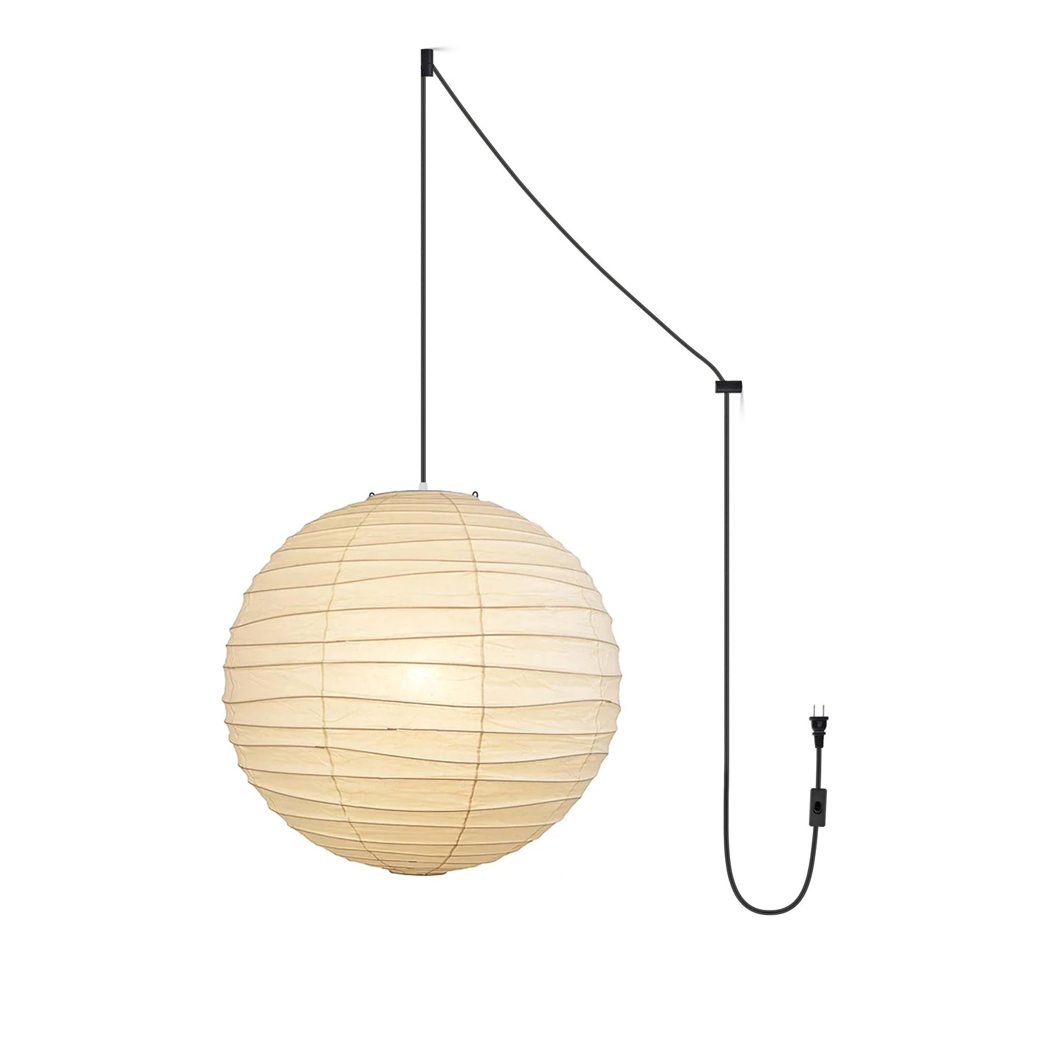 Nolden Paper Pendant Lamp-Neutral Decor