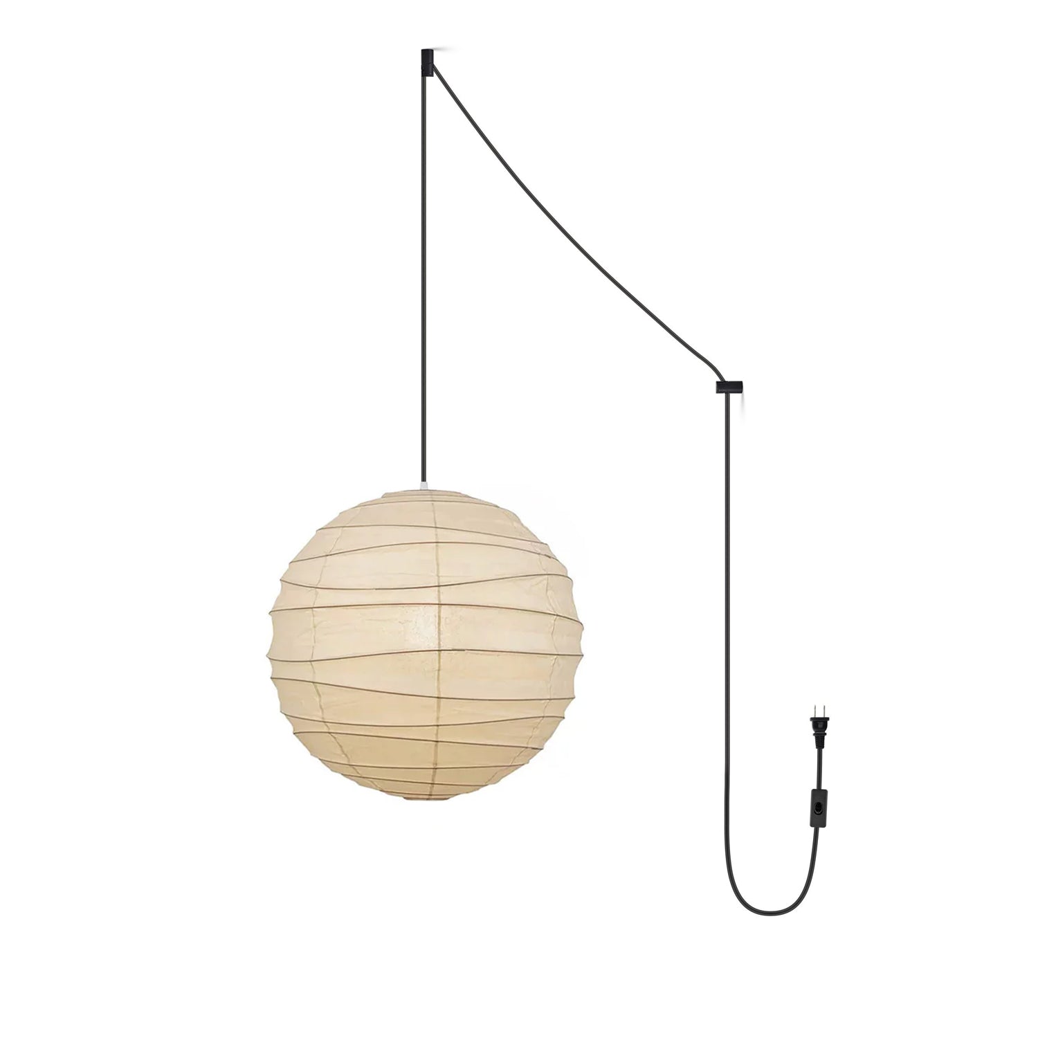 Nolden Paper Pendant Lamp-Neutral Decor