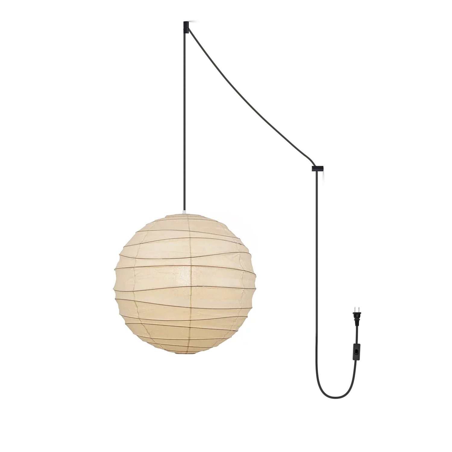 Nolden Paper Pendant Lamp-Neutral Decor
