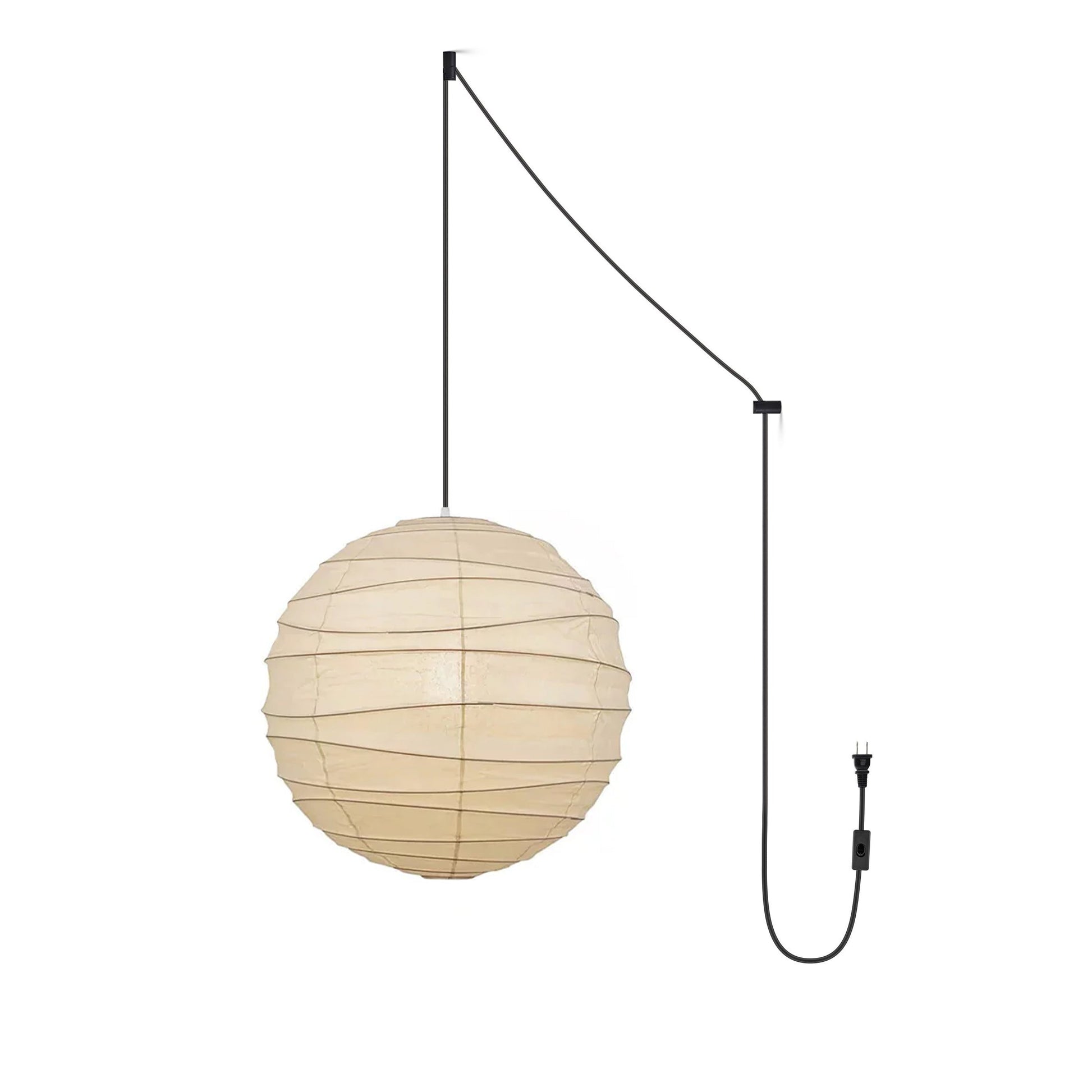 Nolden Paper Pendant Lamp-Neutral Decor