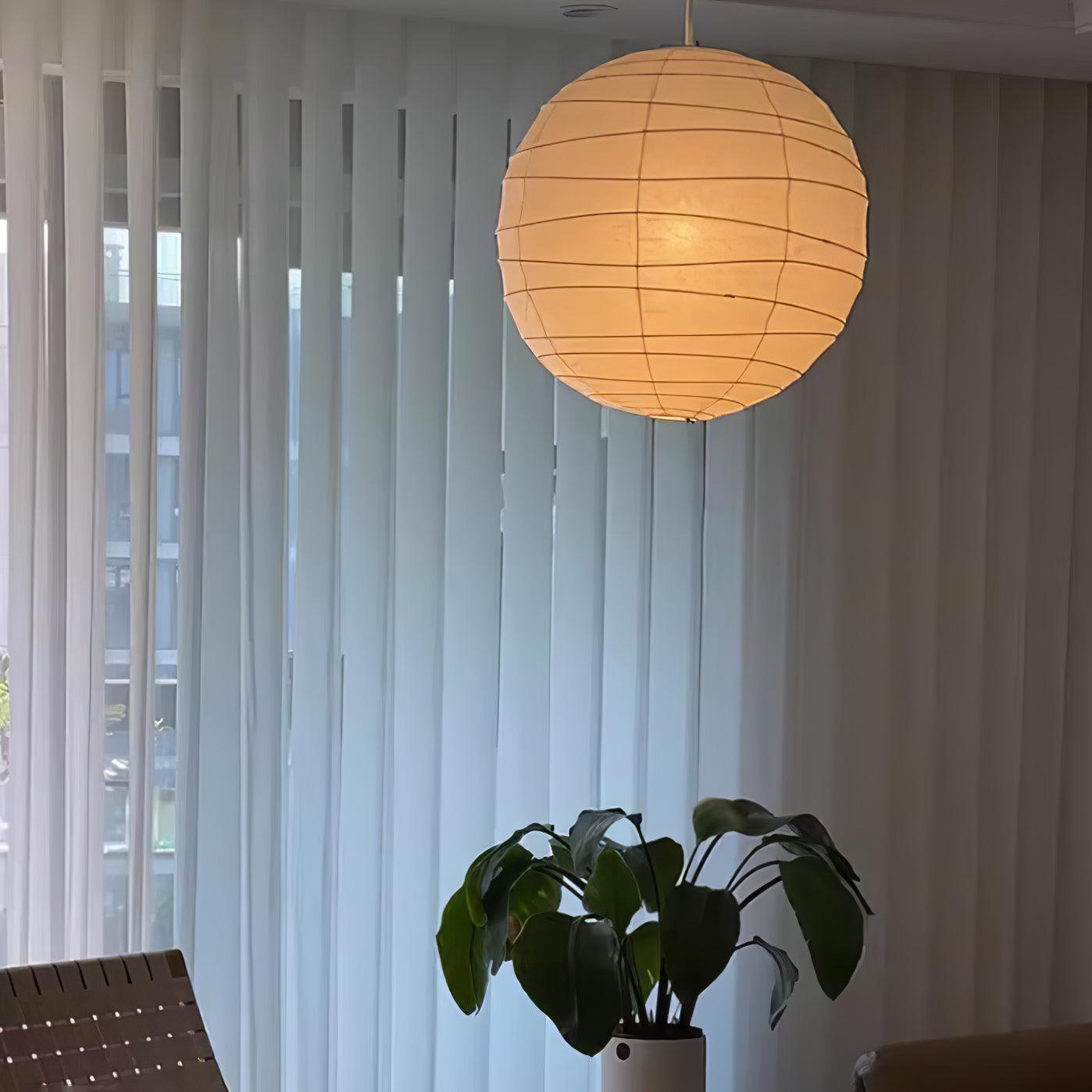 Nolden Paper Pendant Lamp-Neutral Decor