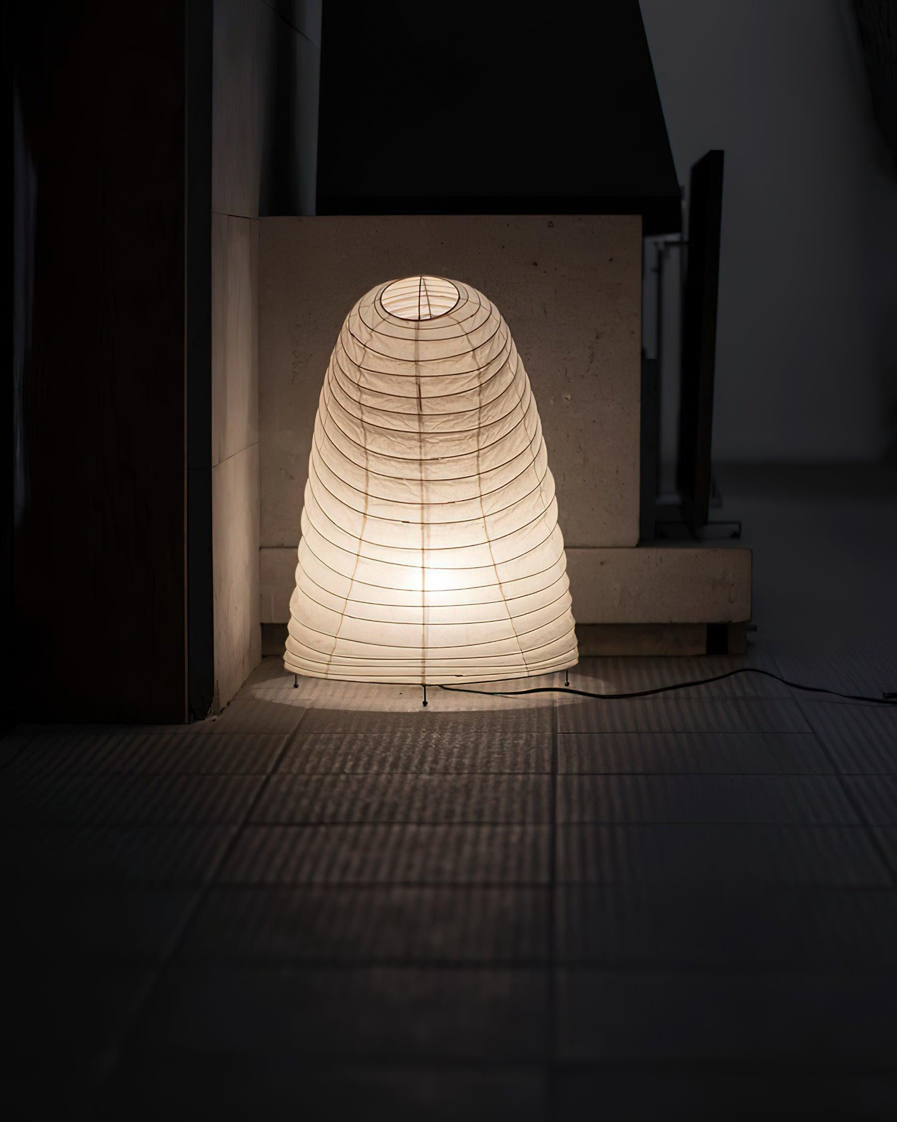 Tranquilux Paper Japanese-Inspired Table Lamp-Neutral Decor