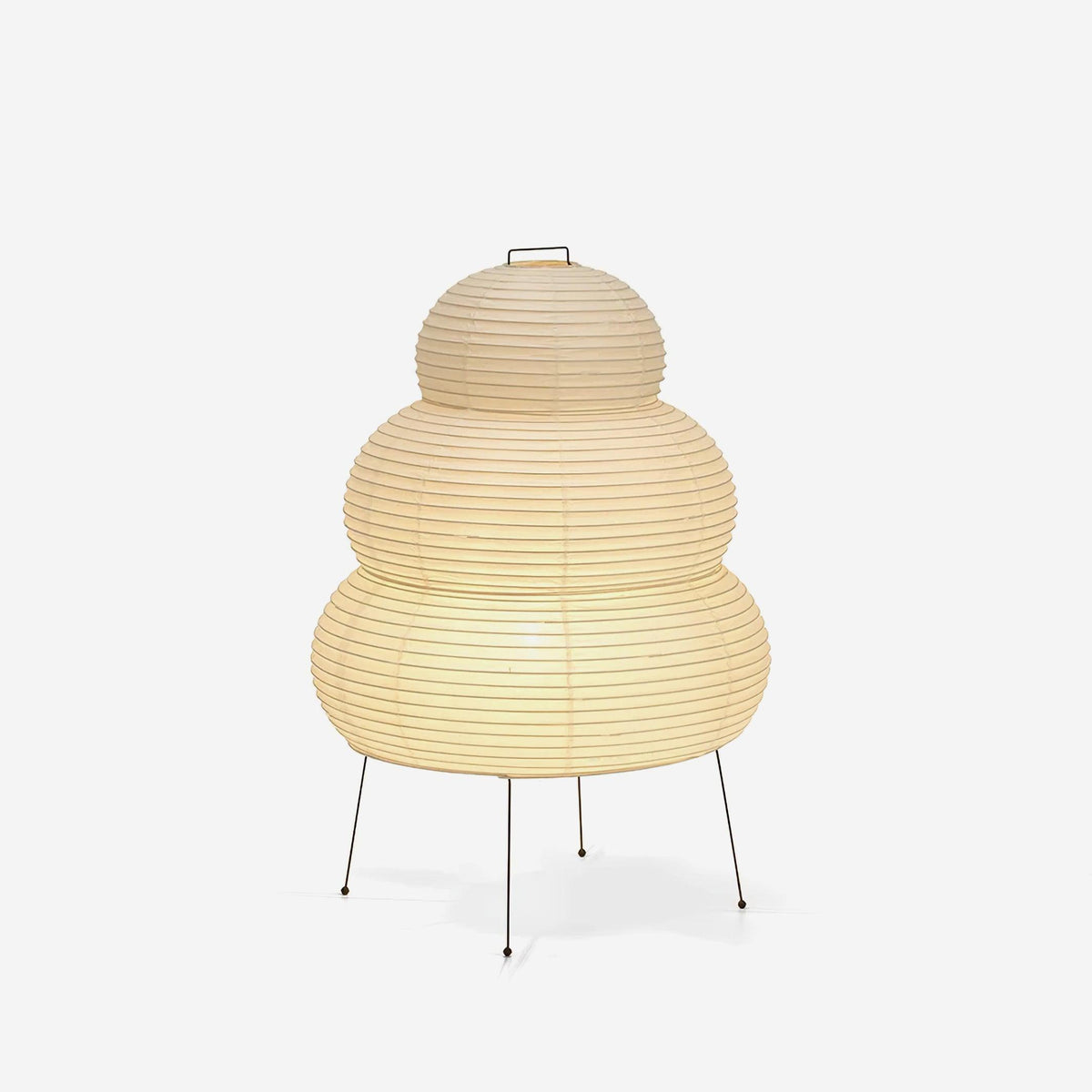 Tranquilux Paper Japanese-Inspired Table Lamp-Neutral Decor