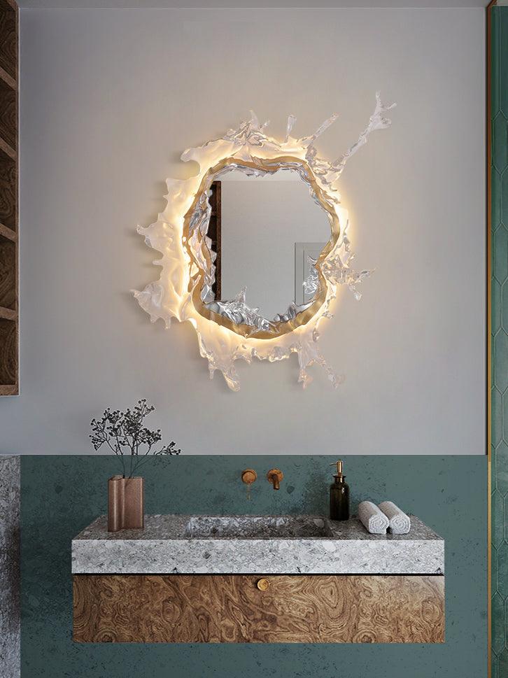 Ithox Modern Mirror Wall Lamp-Neutral Decor