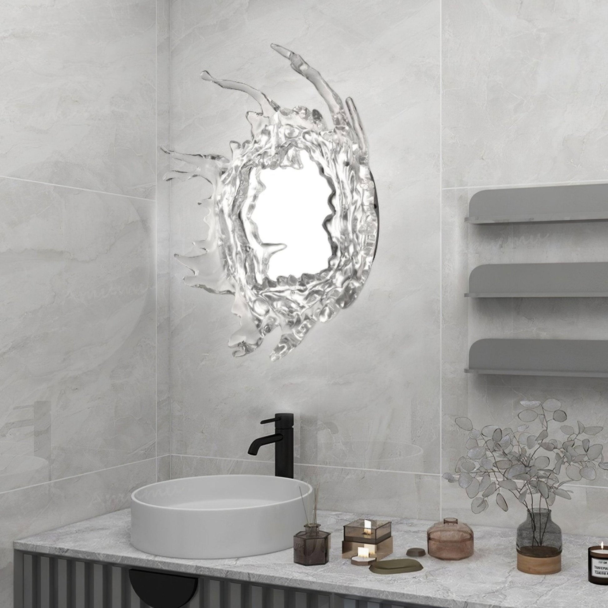 Ithox Modern Mirror Wall Lamp-Neutral Decor