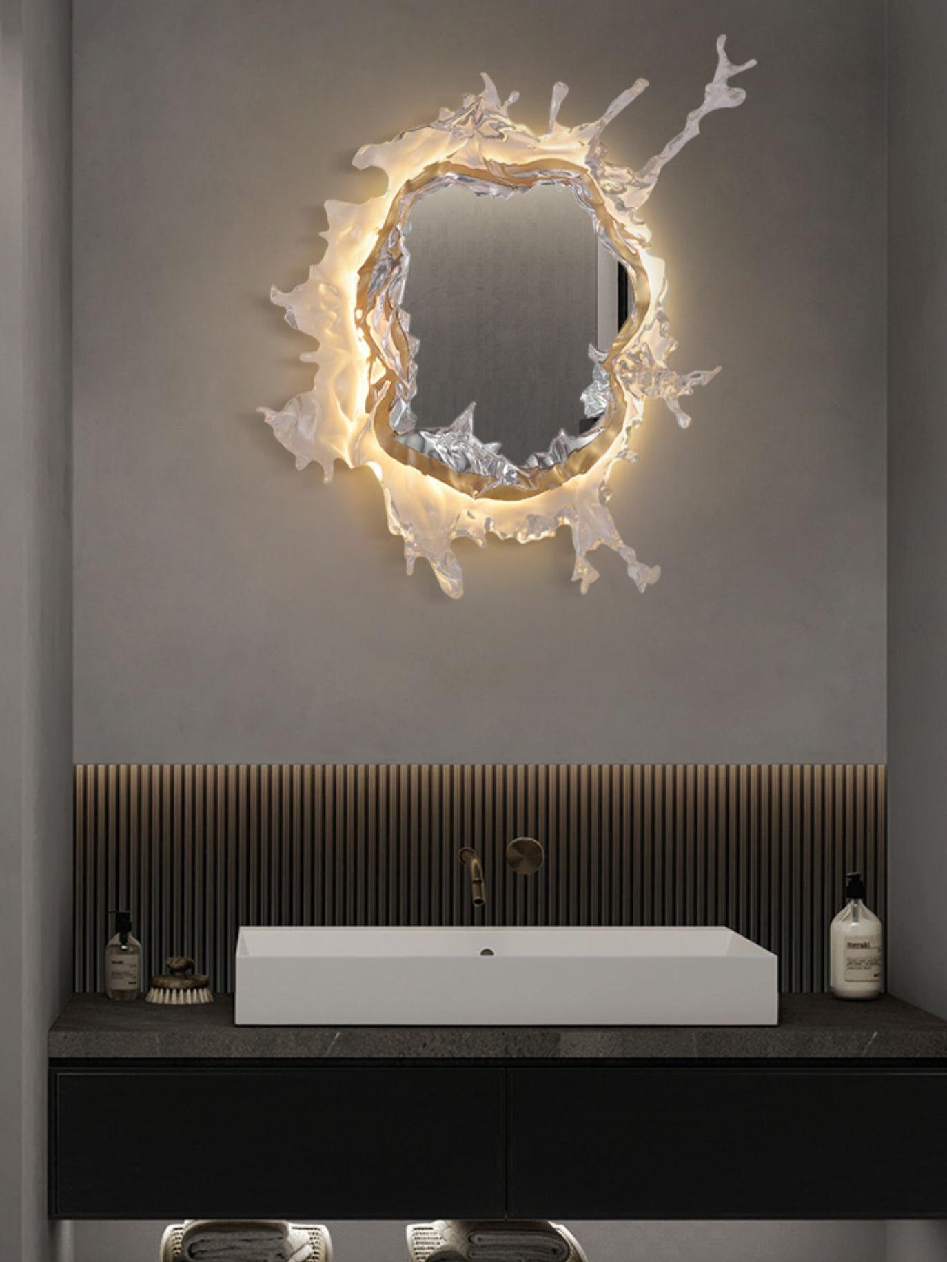 Ithox Modern Mirror Wall Lamp-Neutral Decor