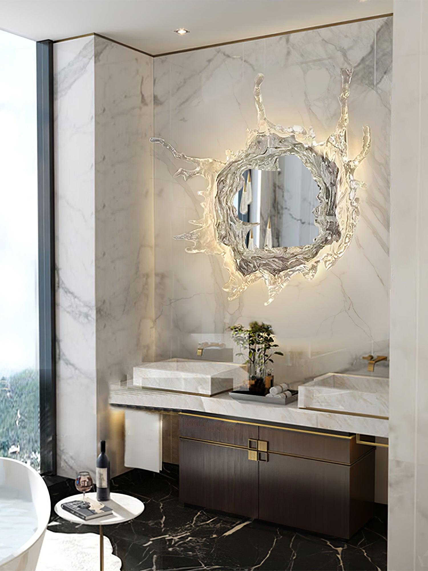 Ithox Modern Mirror Wall Lamp-Neutral Decor