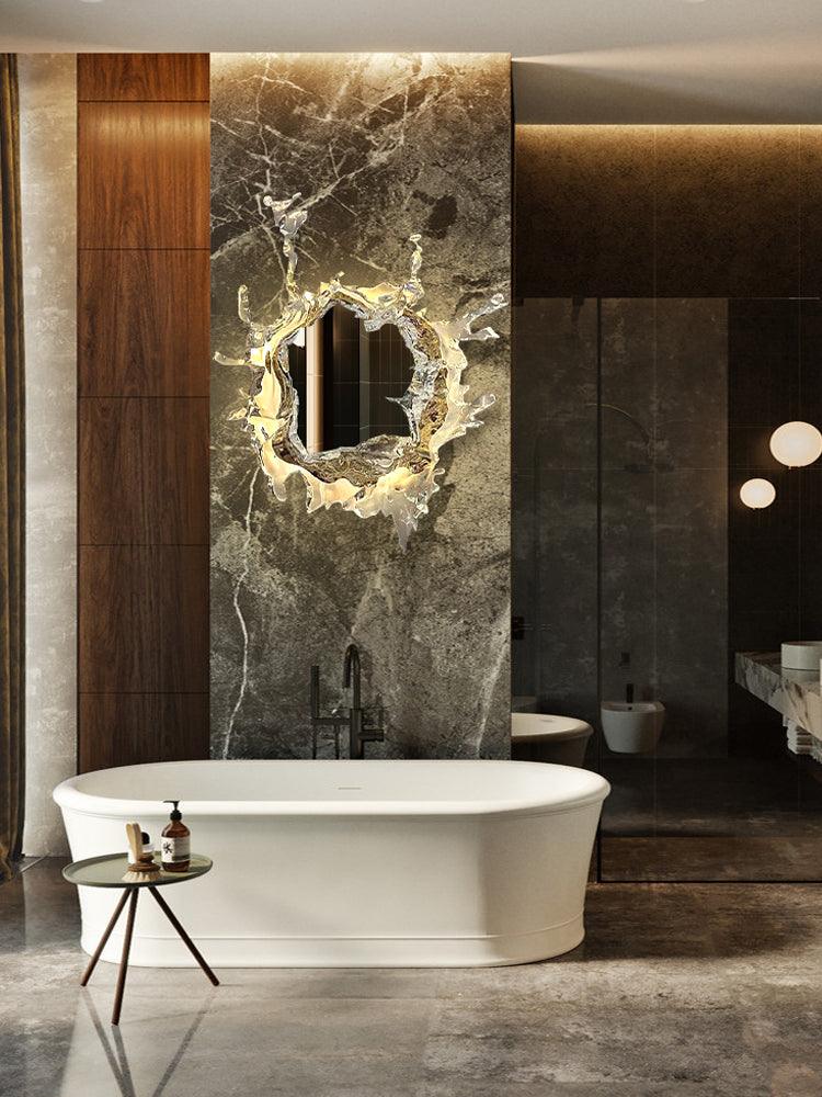 Ithox Modern Mirror Wall Lamp-Neutral Decor