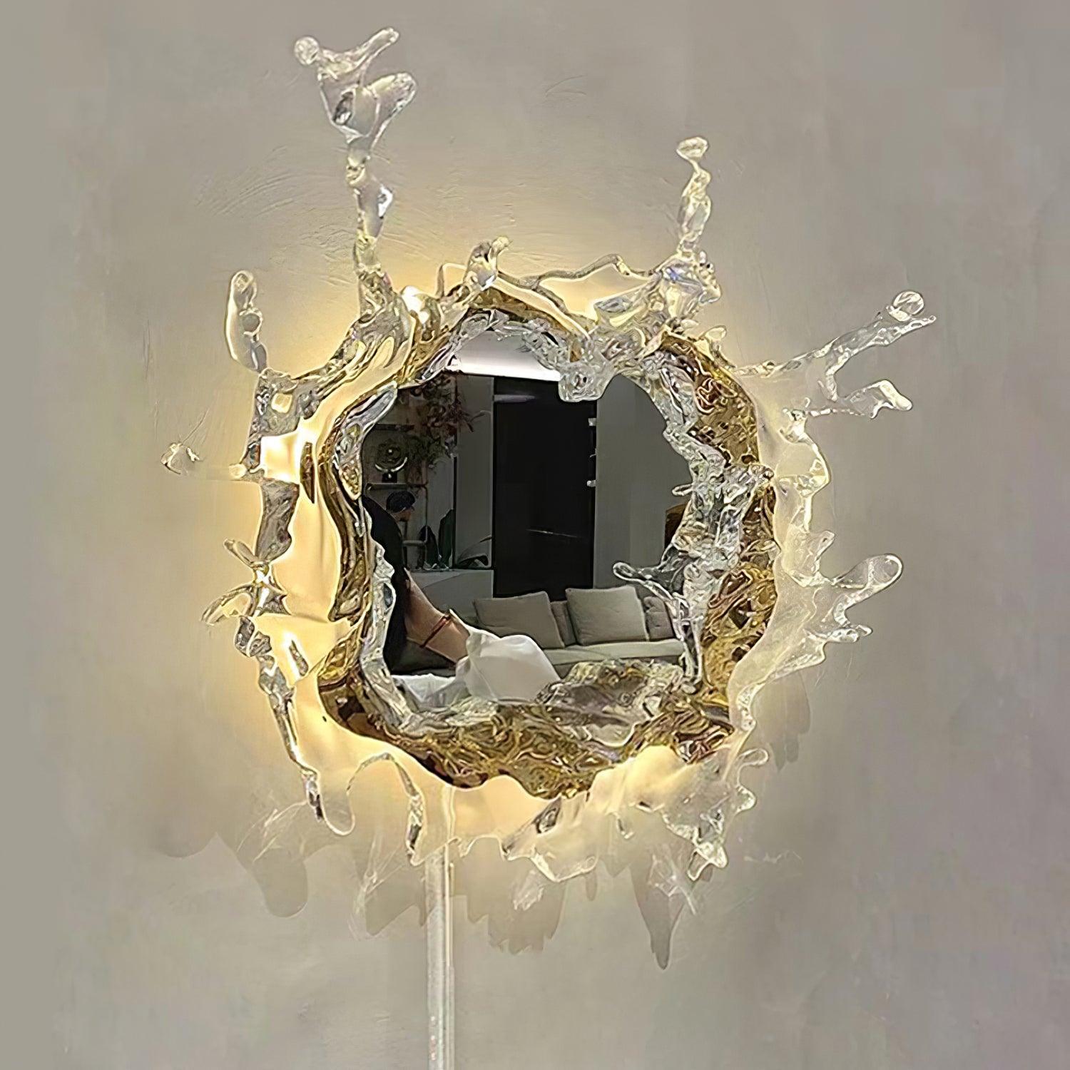 Ithox Modern Mirror Wall Lamp-Neutral Decor