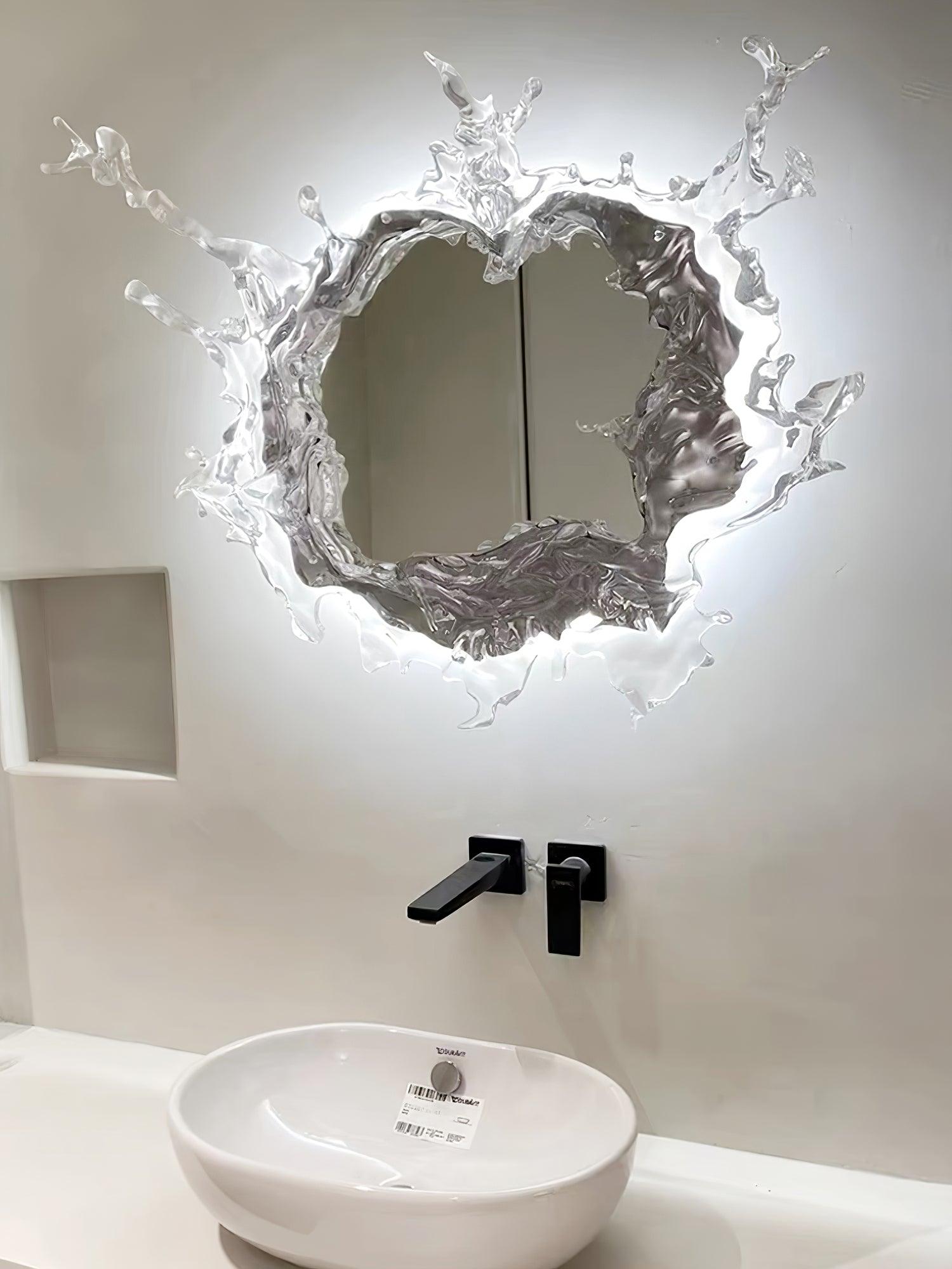 Ithox Modern Mirror Wall Lamp-Neutral Decor