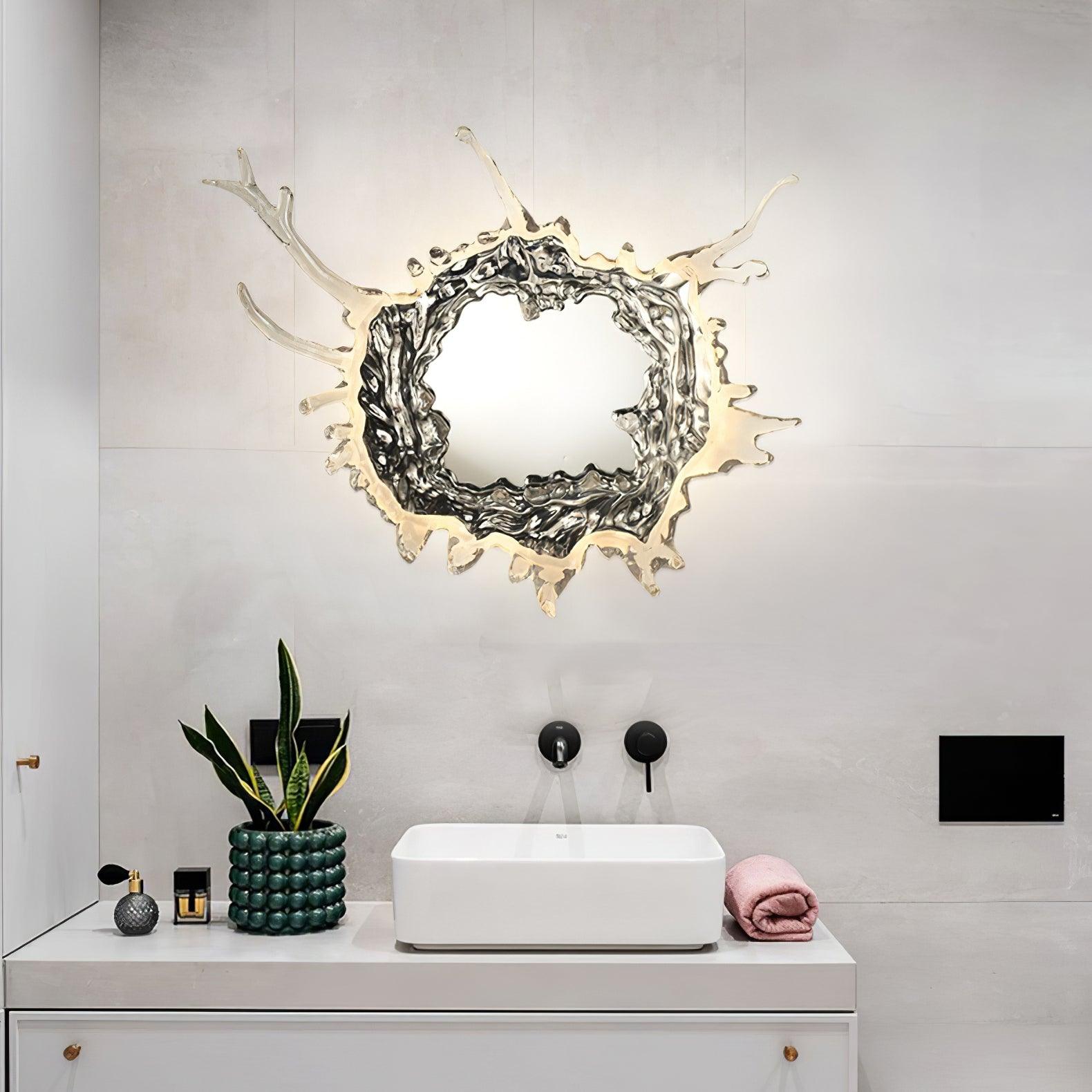 Ithox Modern Mirror Wall Lamp-Neutral Decor