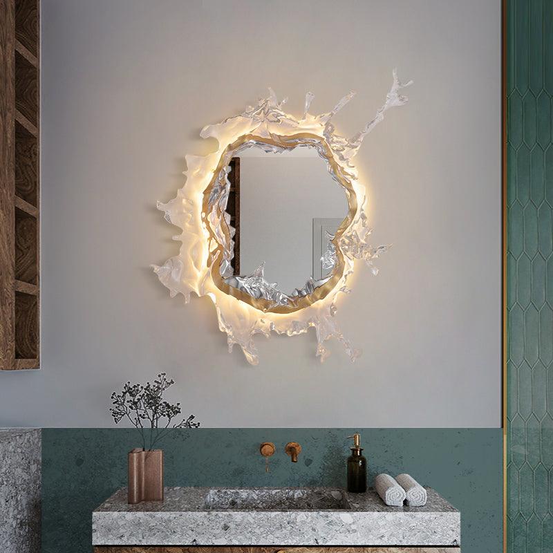 Ithox Modern Mirror Wall Lamp-Neutral Decor