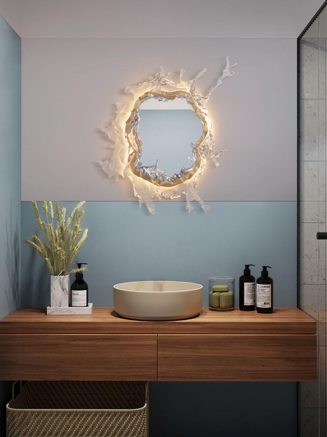 Ithox Modern Mirror Wall Lamp-Neutral Decor
