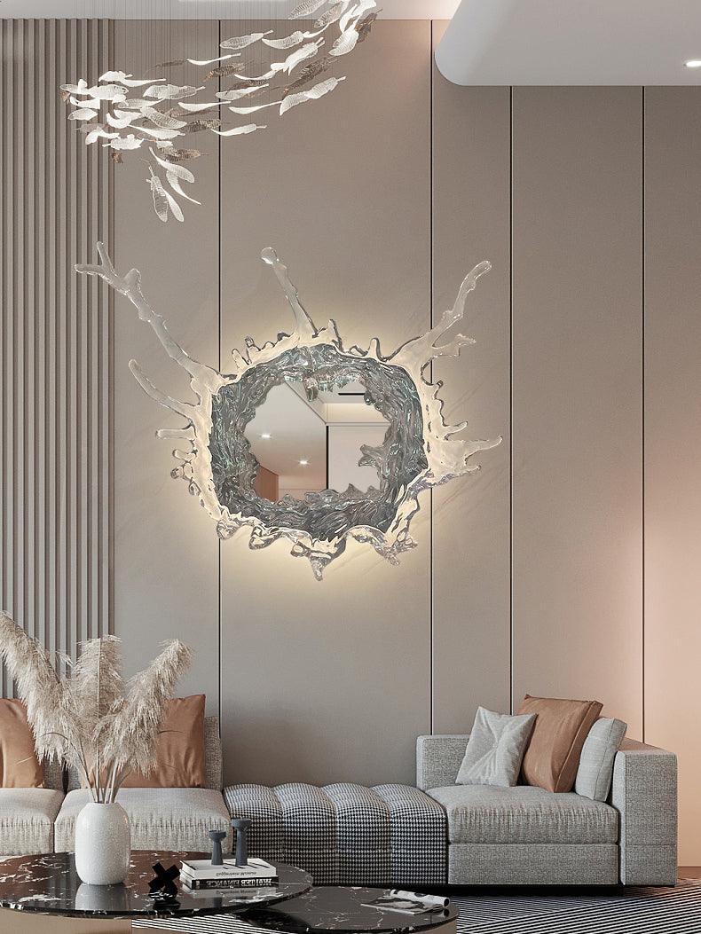 Ithox Modern Mirror Wall Lamp-Neutral Decor
