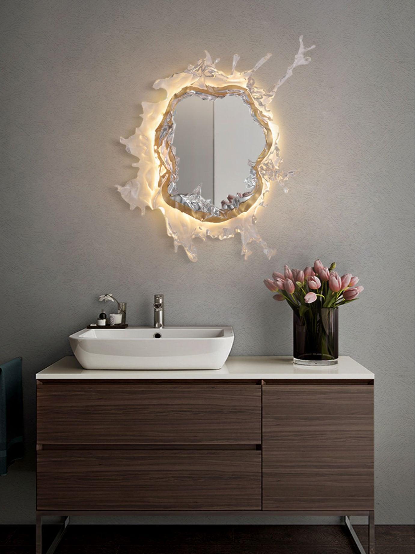 Ithox Modern Mirror Wall Lamp-Neutral Decor