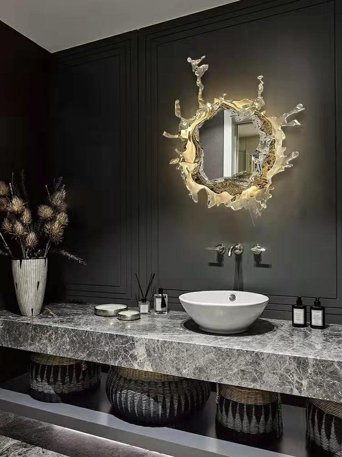 Ithox Modern Mirror Wall Lamp-Neutral Decor