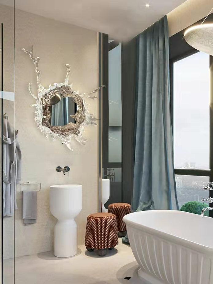 Ithox Modern Mirror Wall Lamp-Neutral Decor