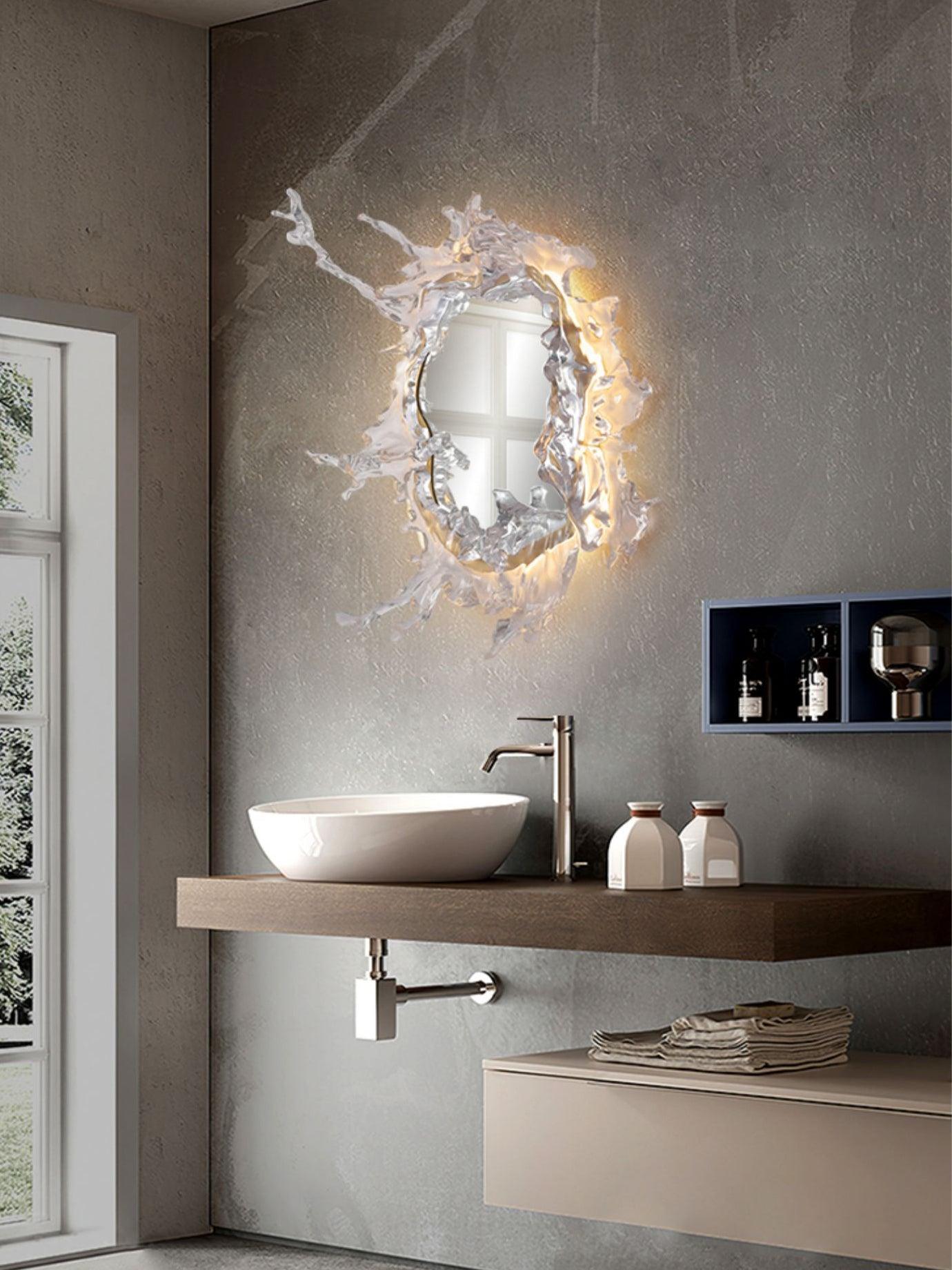 Ithox Modern Mirror Wall Lamp-Neutral Decor