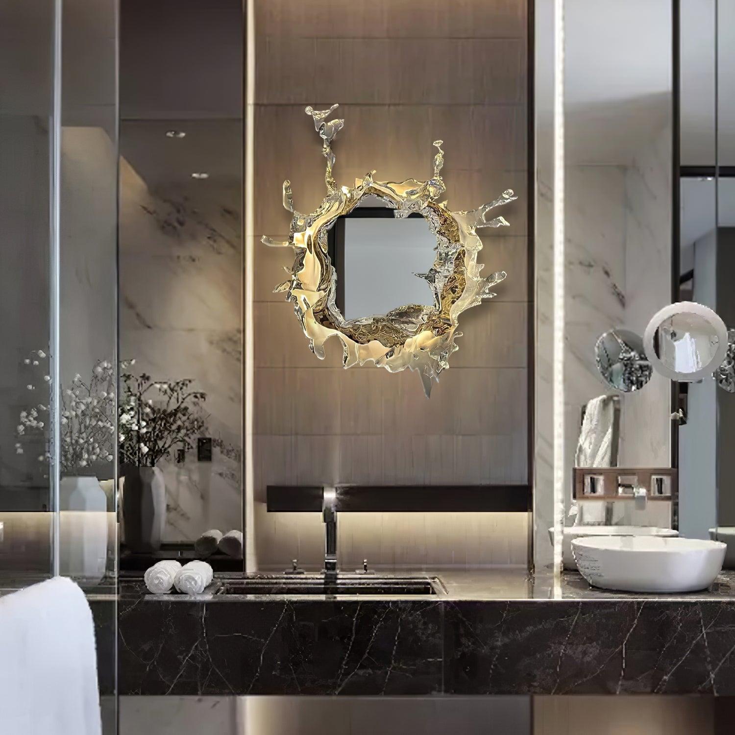 Ithox Modern Mirror Wall Lamp-Neutral Decor