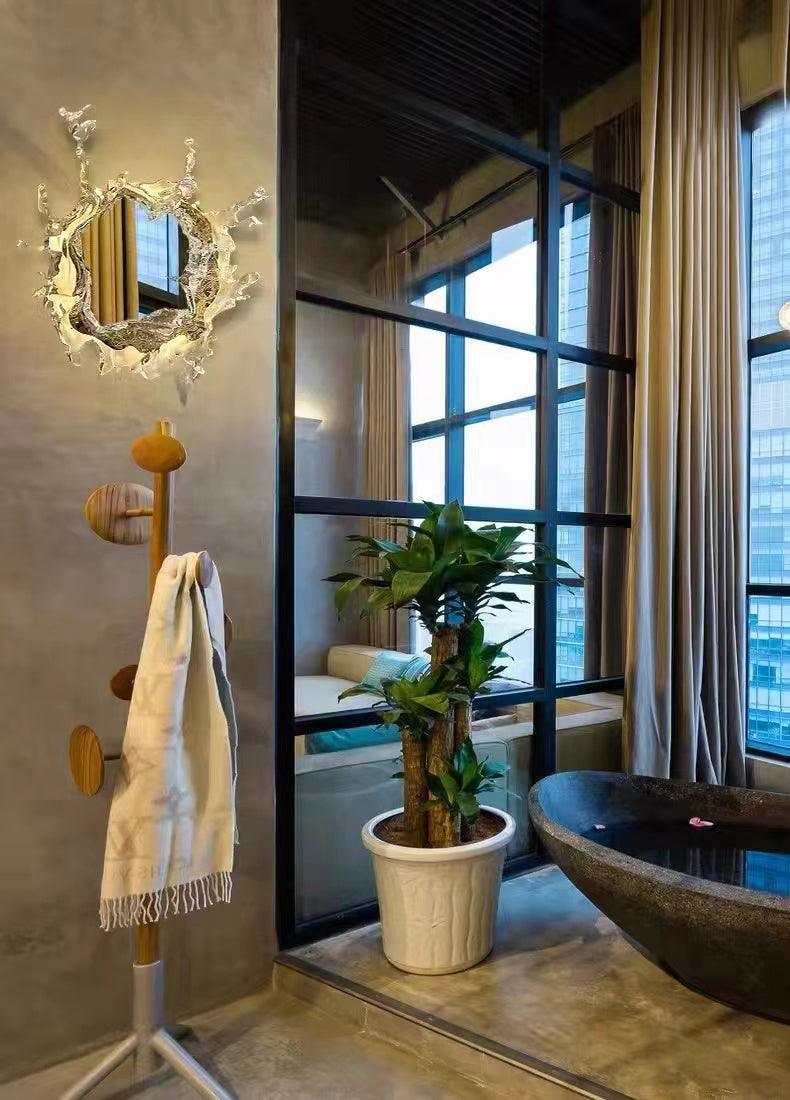 Ithox Modern Mirror Wall Lamp-Neutral Decor