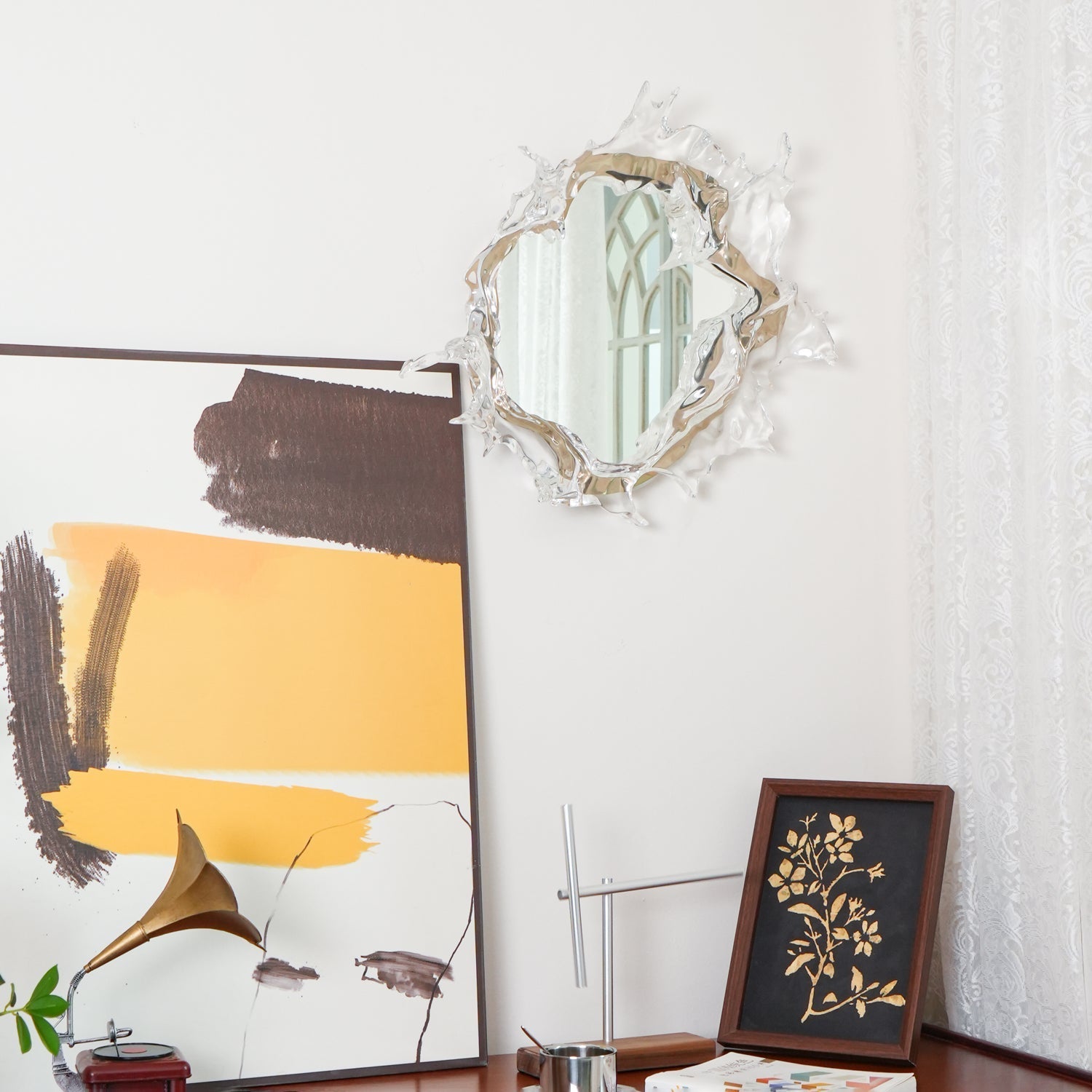 Ithox Modern Mirror Wall Lamp-Neutral Decor