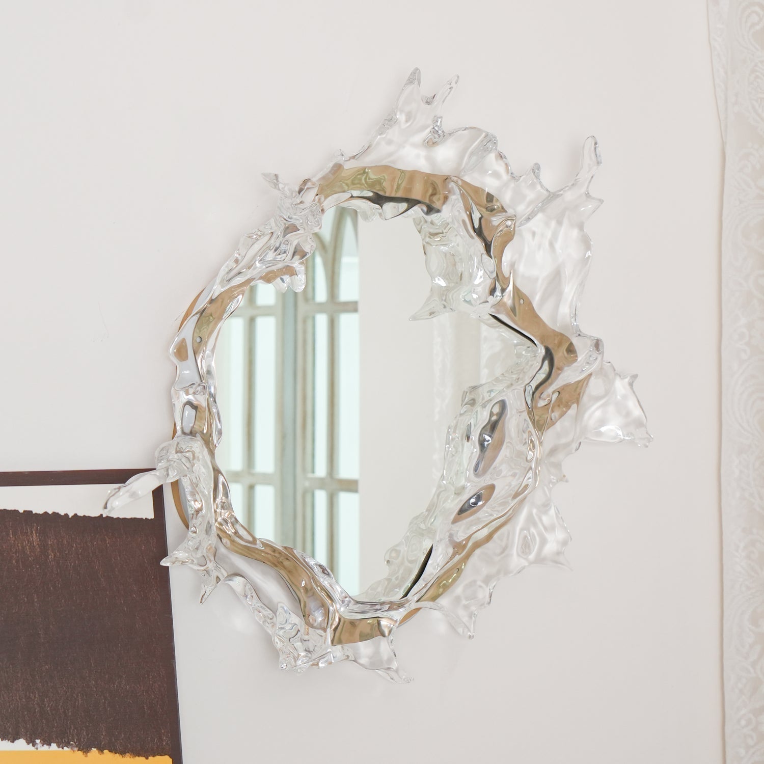 Ithox Modern Mirror Wall Lamp-Neutral Decor