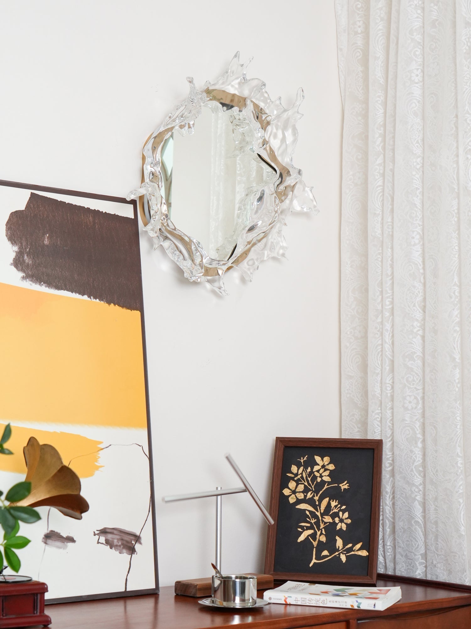 Ithox Modern Mirror Wall Lamp-Neutral Decor