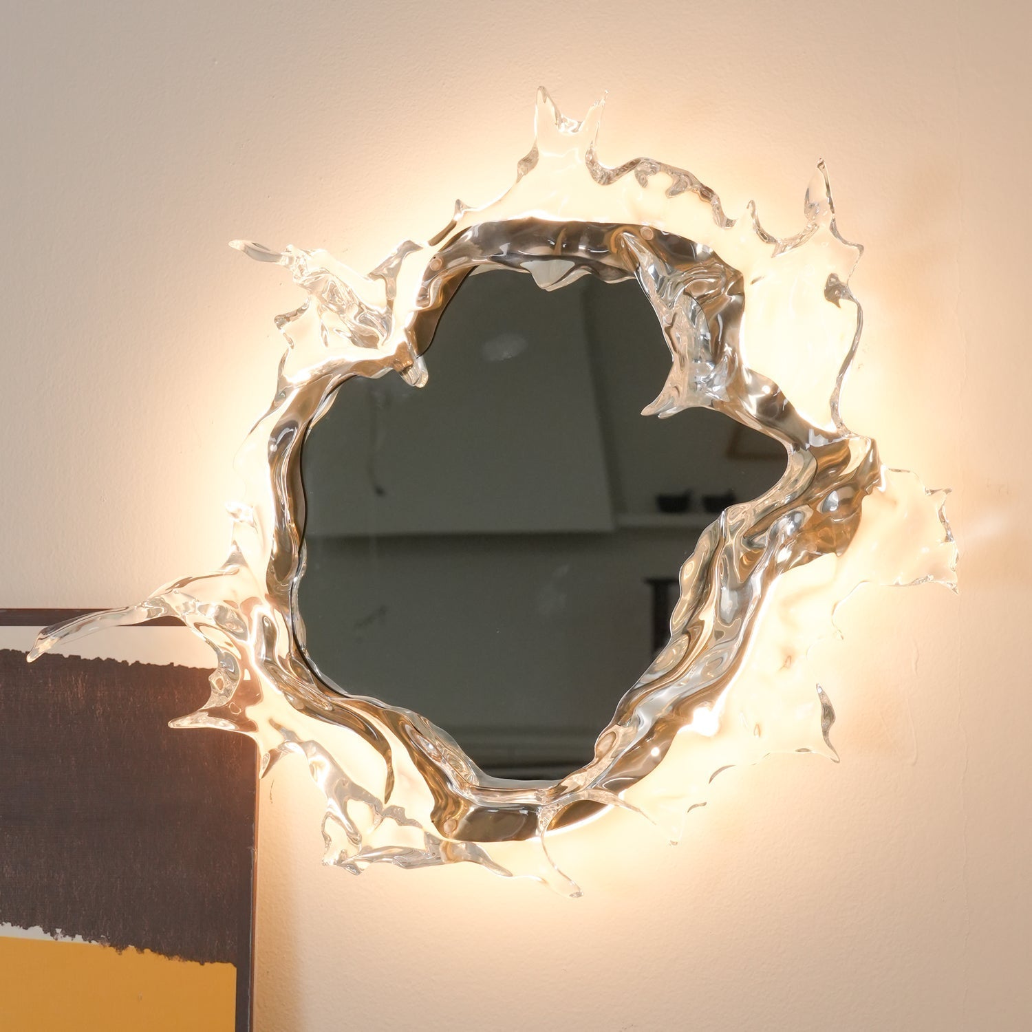 Ithox Modern Mirror Wall Lamp-Neutral Decor