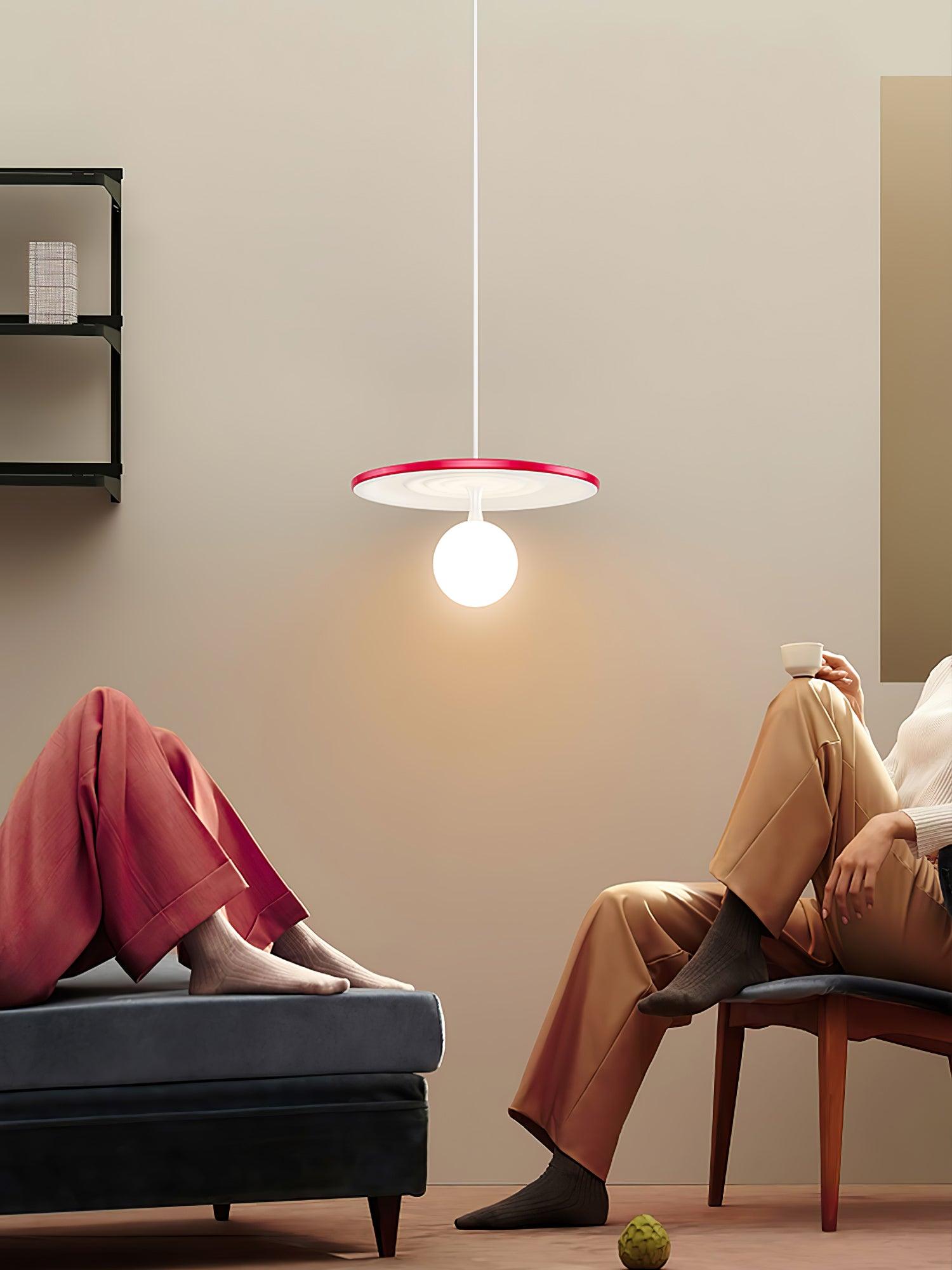 Leila Minimalist Pendant Light-Neutral Decor
