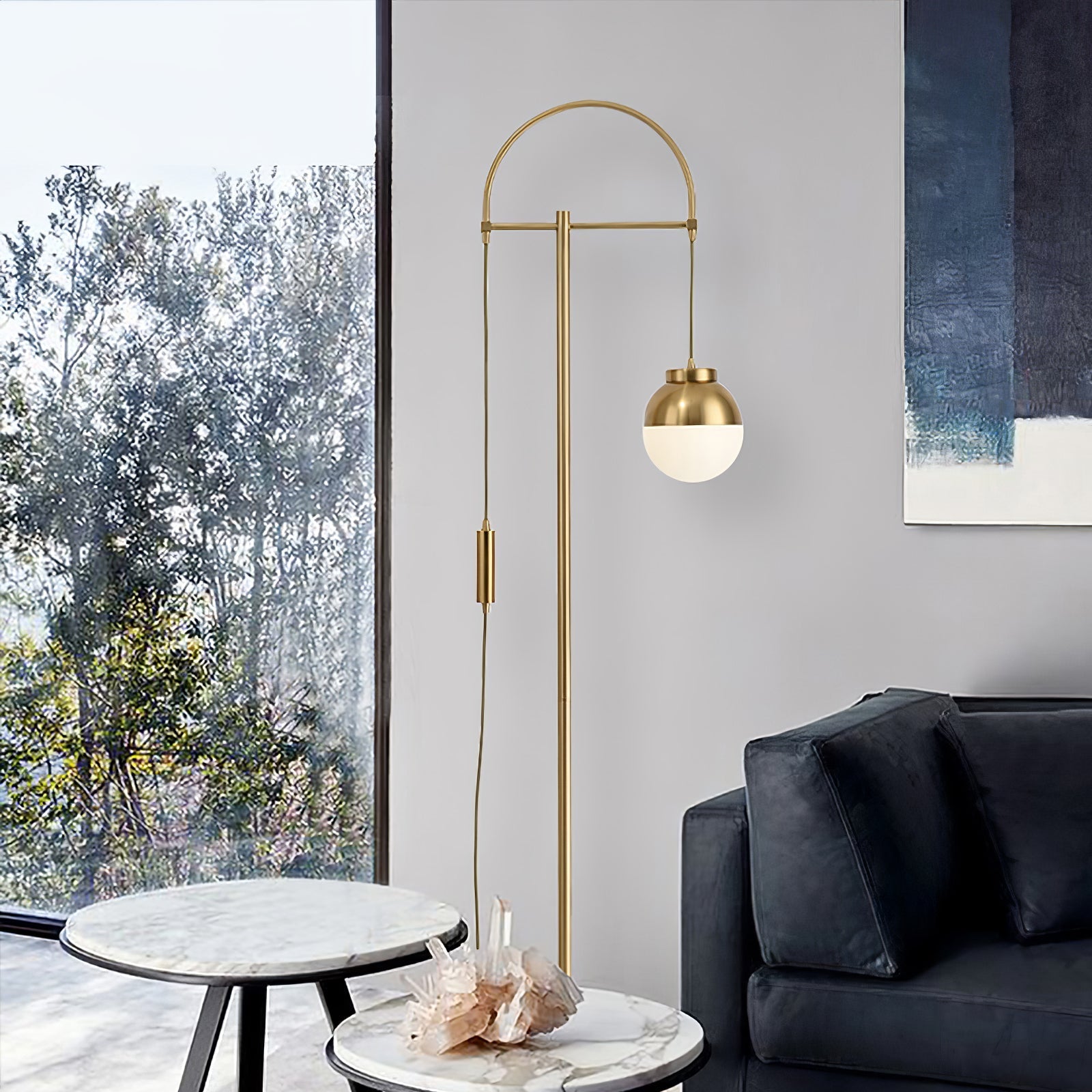 Lunelis Modern Floor Lamp-Neutral Decor