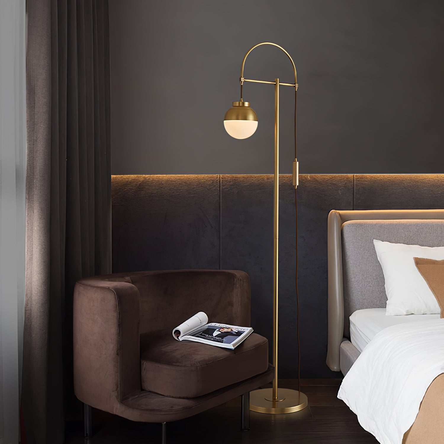 Lunelis Modern Floor Lamp-Neutral Decor