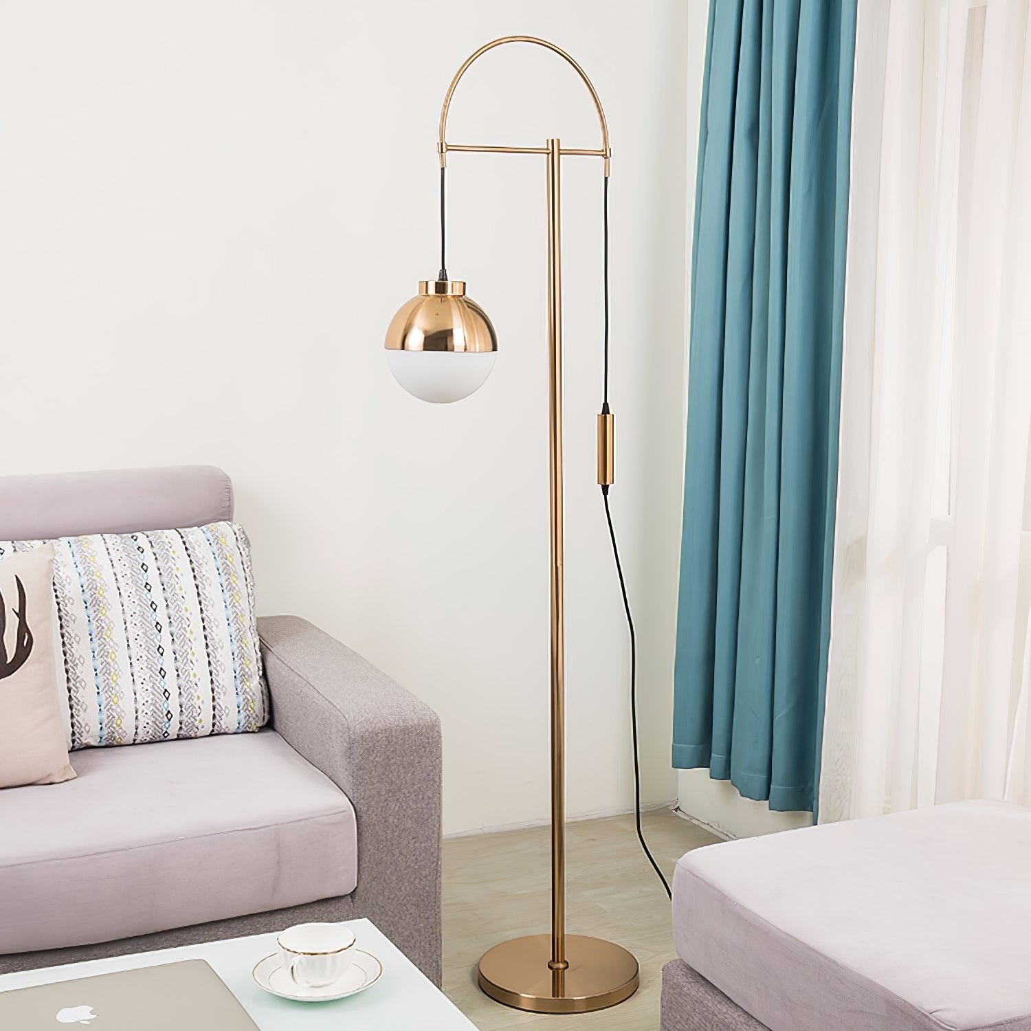 Lunelis Modern Floor Lamp-Neutral Decor