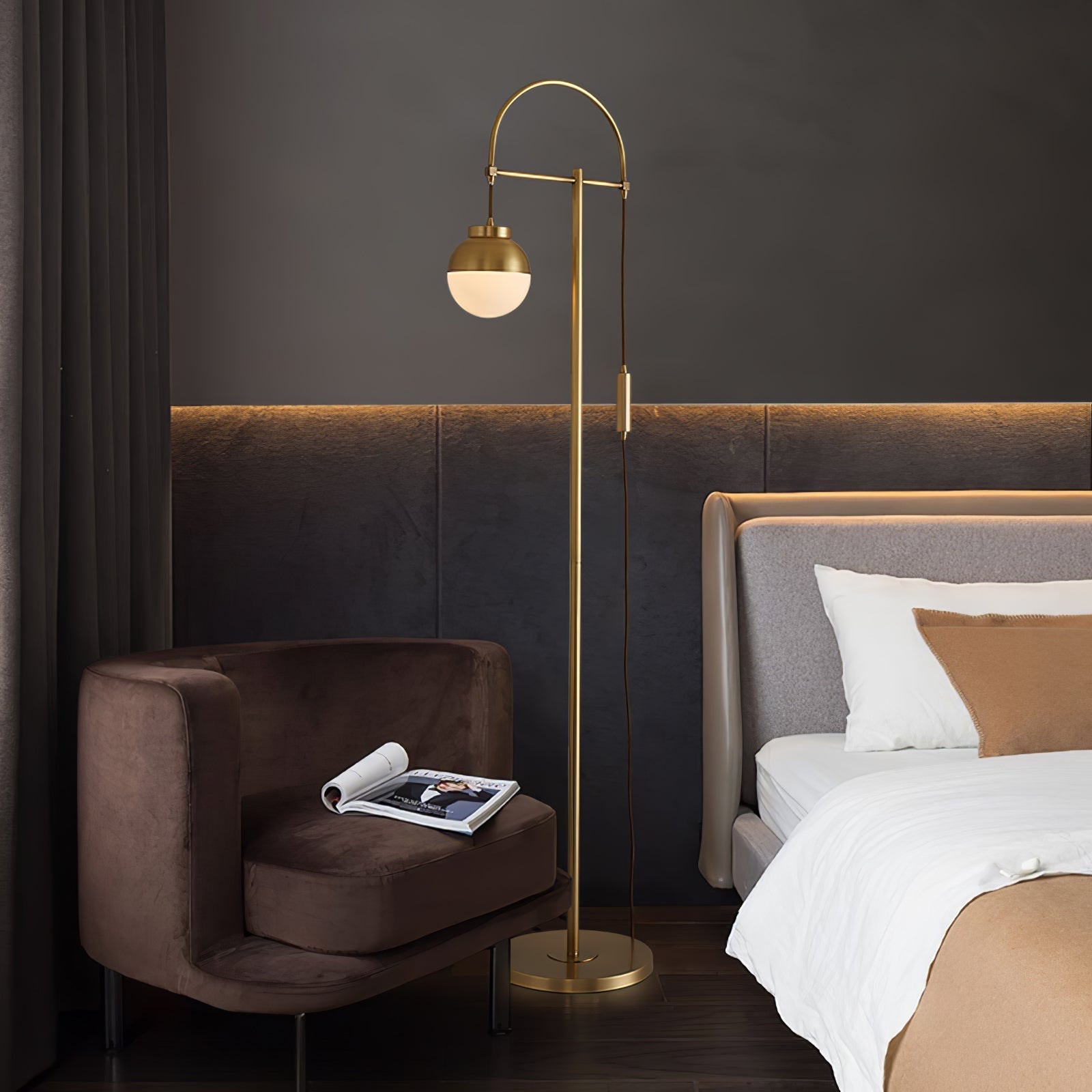 Lunelis Modern Floor Lamp-Neutral Decor