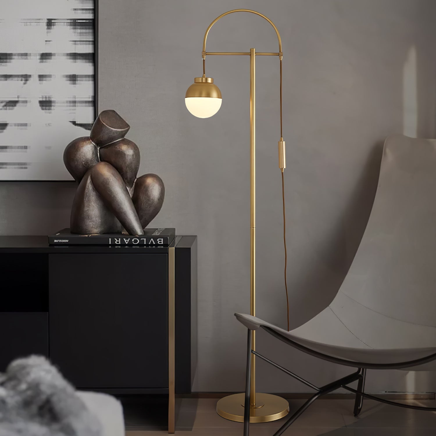 Lunelis Modern Floor Lamp-Neutral Decor