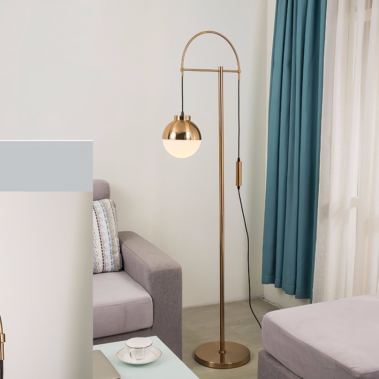Lunelis Modern Floor Lamp-Neutral Decor