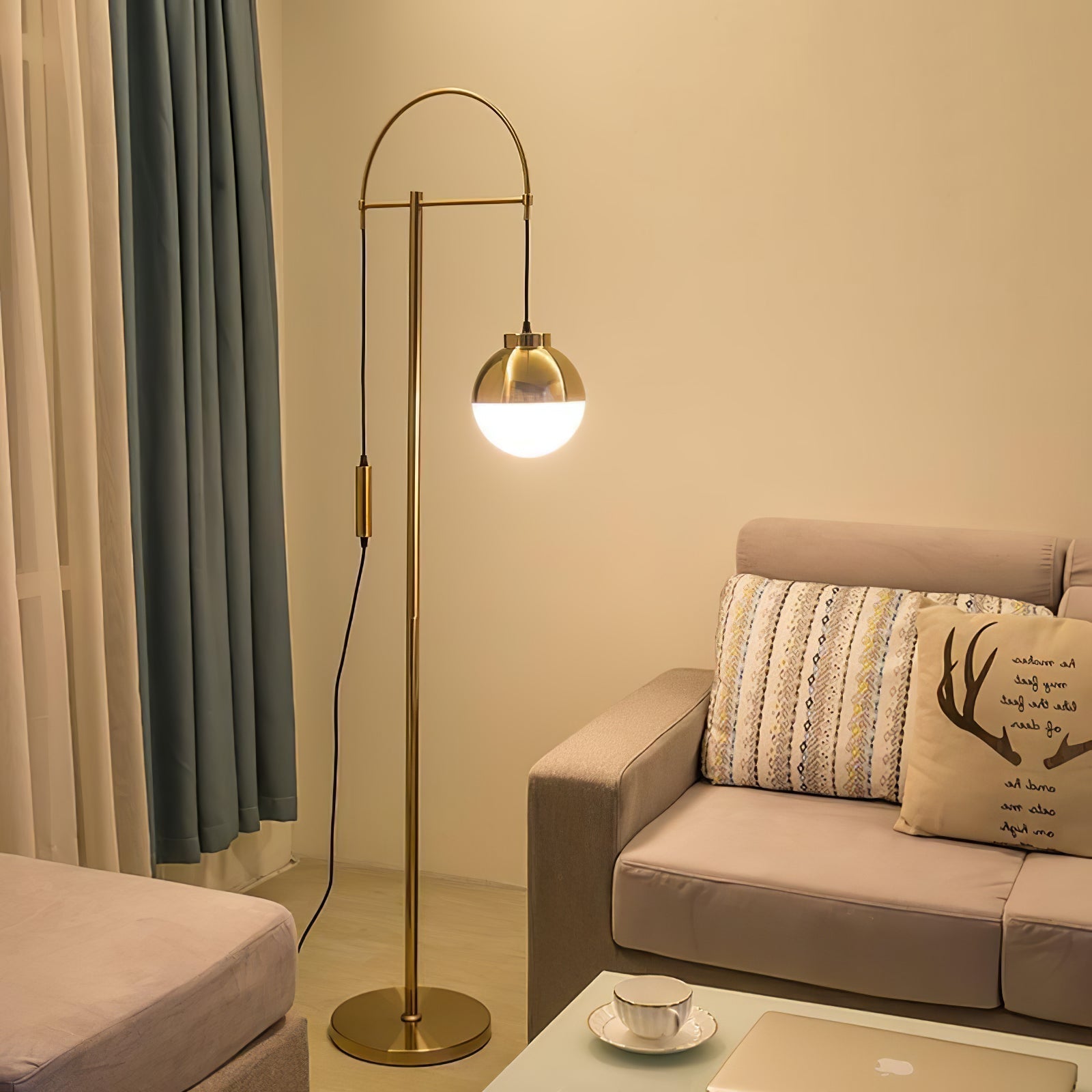 Lunelis Modern Floor Lamp-Neutral Decor
