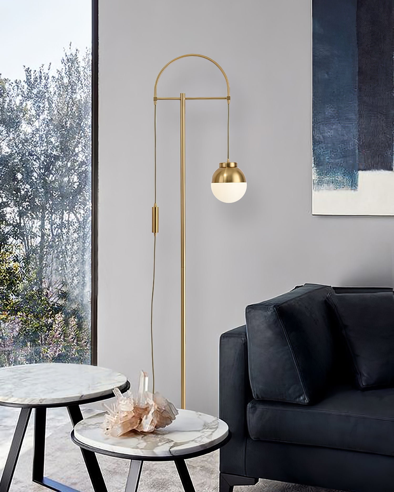 Lunelis Modern Floor Lamp-Neutral Decor