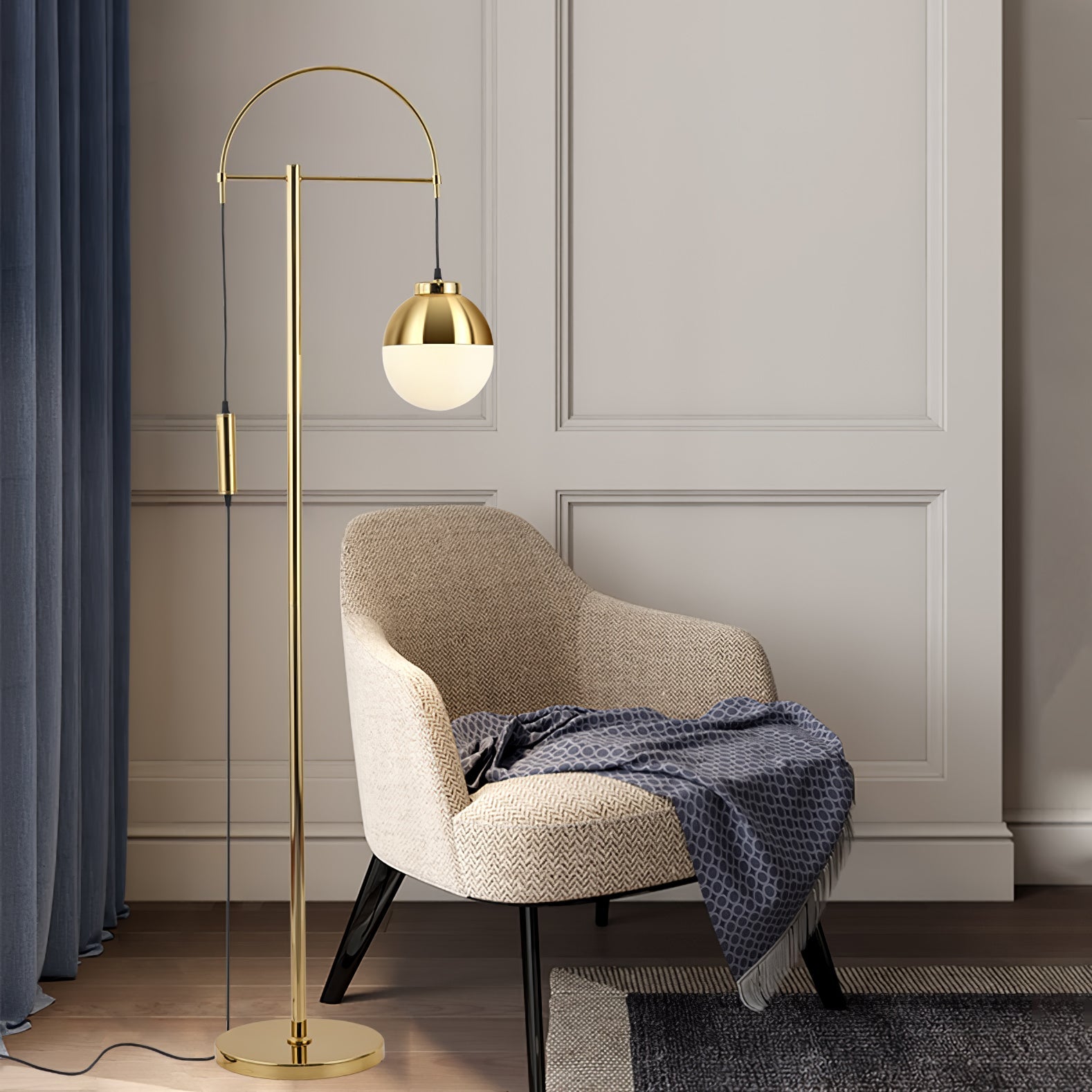 Lunelis Modern Floor Lamp-Neutral Decor