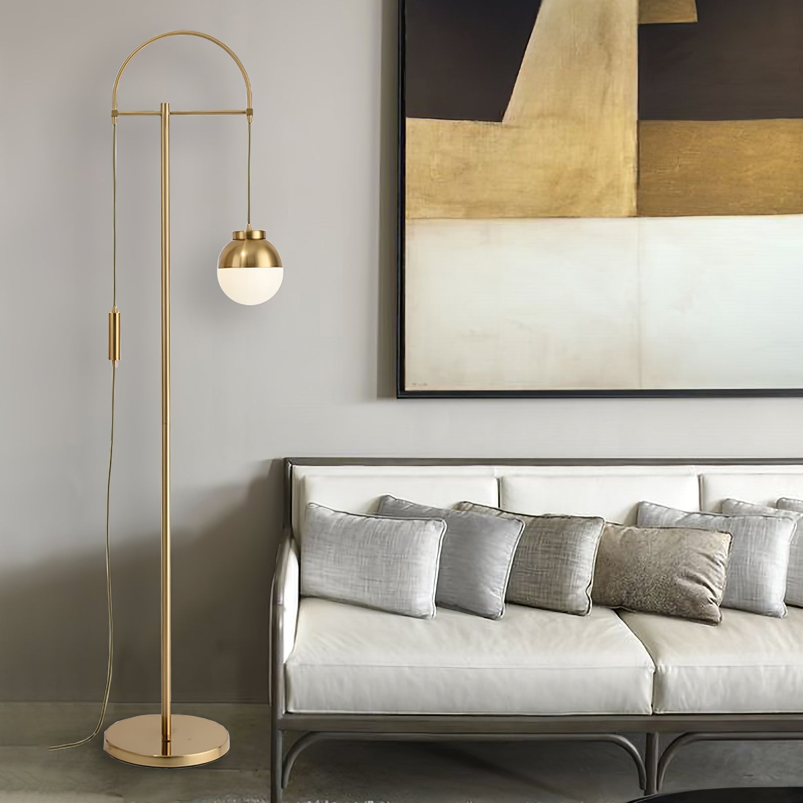 Lunelis Modern Floor Lamp-Neutral Decor