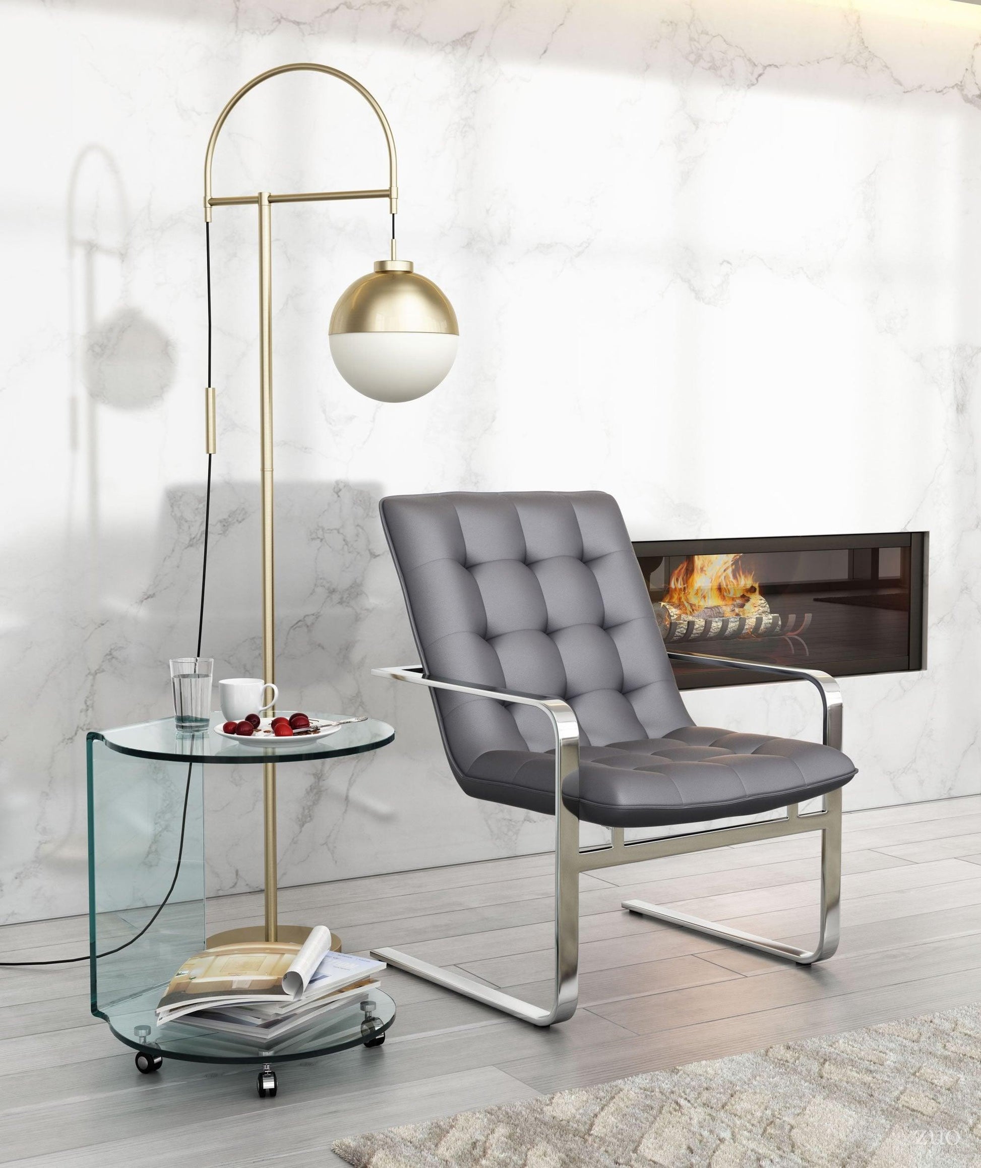 Lunelis Modern Floor Lamp-Neutral Decor