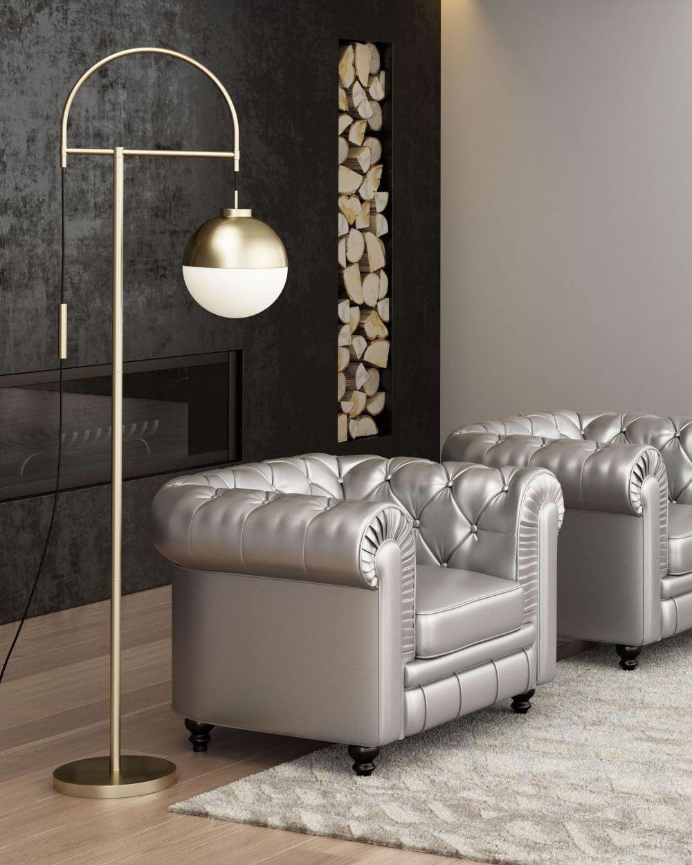 Lunelis Modern Floor Lamp-Neutral Decor