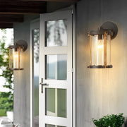 Ola Vintage Industrial Style Glass Outdoor Wall Sconces