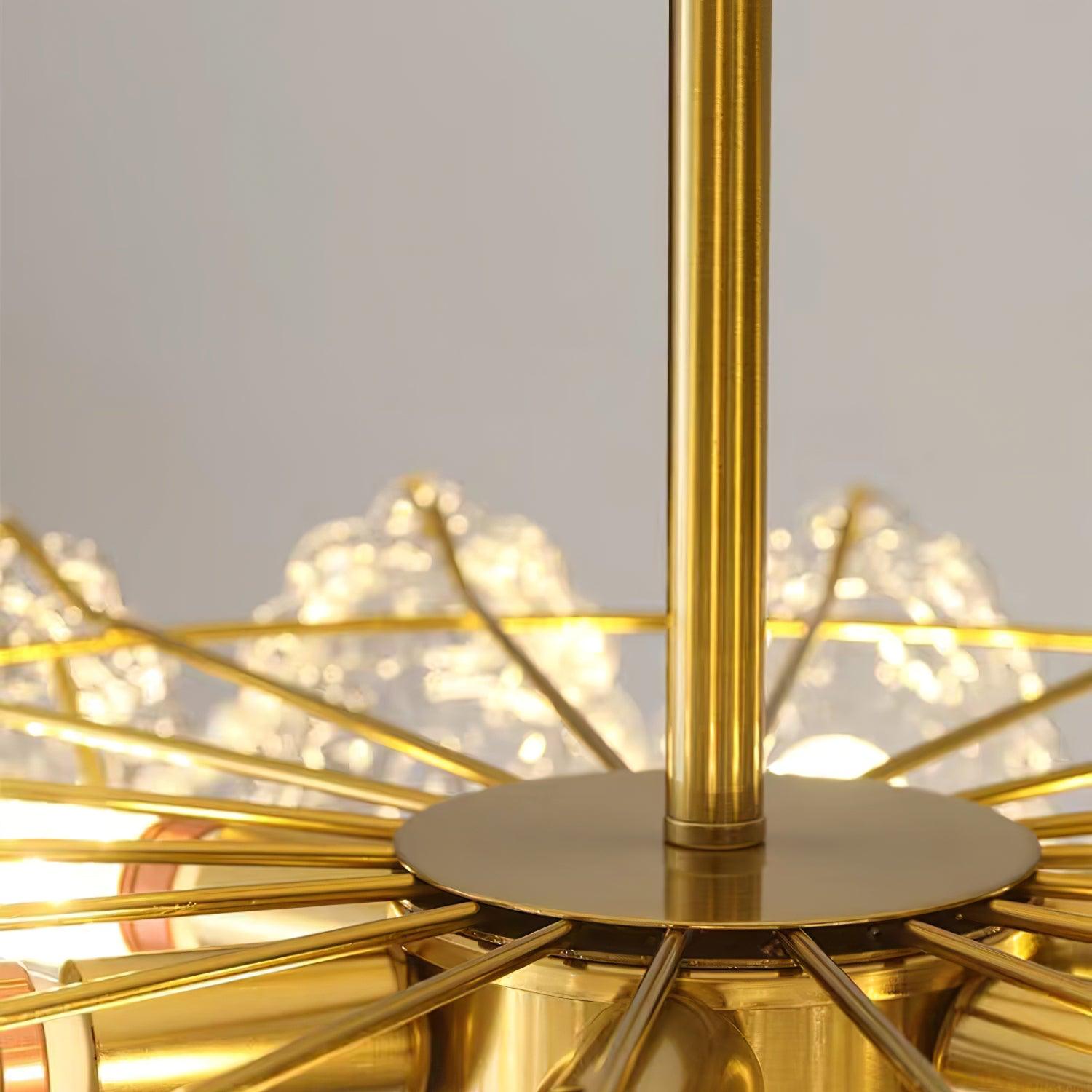 Lustra Chandelier Wave Pearl Gold Modern-Neutral Decor