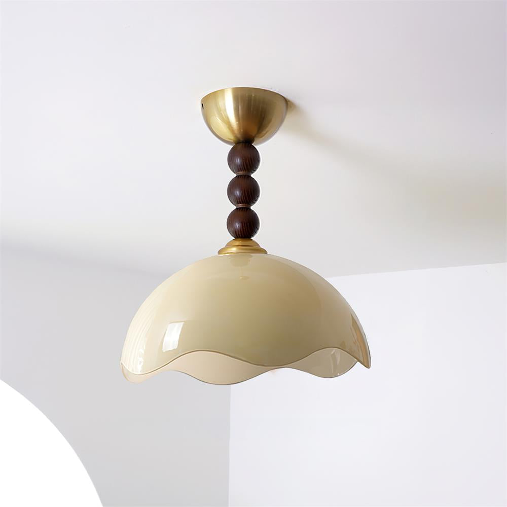 Amberis Vintage Amber Glass Ceiling Light