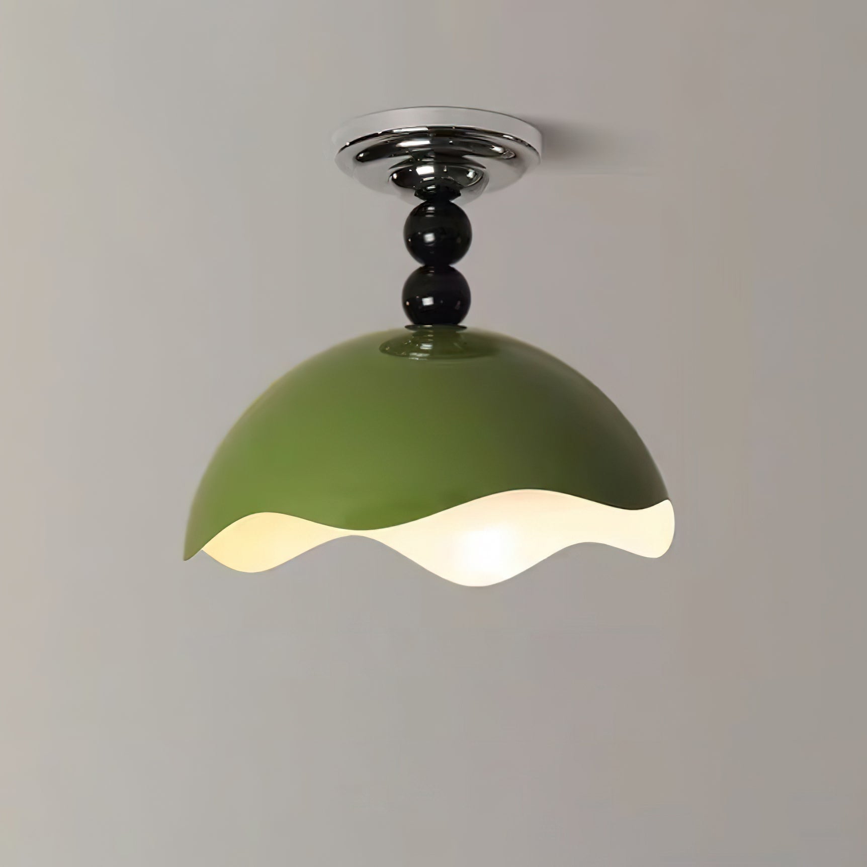 Corlen Nordic Art Wave Crest Ceiling Lamp-Neutral Decor