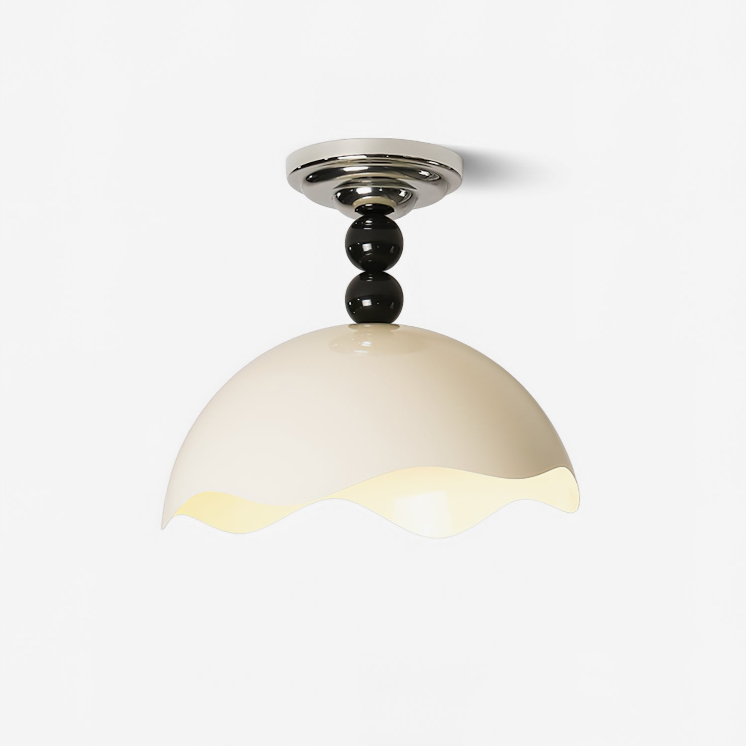 Corlen Nordic Art Wave Crest Ceiling Lamp-Neutral Decor